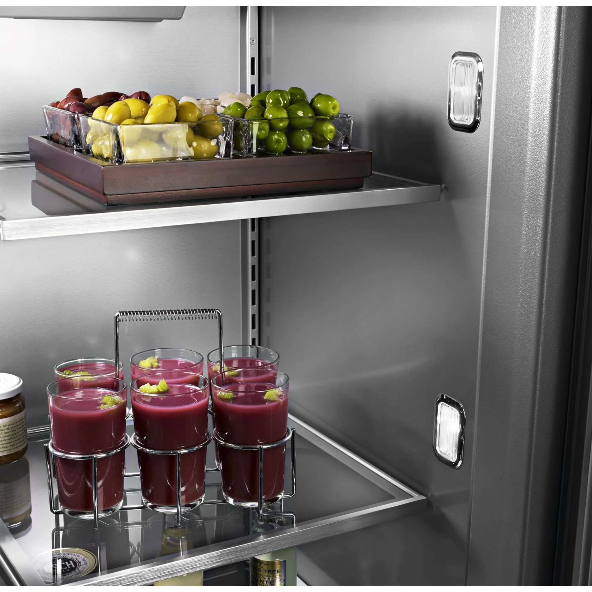 KitchenAid 20.8 cu.ft. 36" Width Built In Stainless Steel French Door Refrigerator with Platinum Interior Design - Stainless Steel (KBFN506ESS) - Image 45