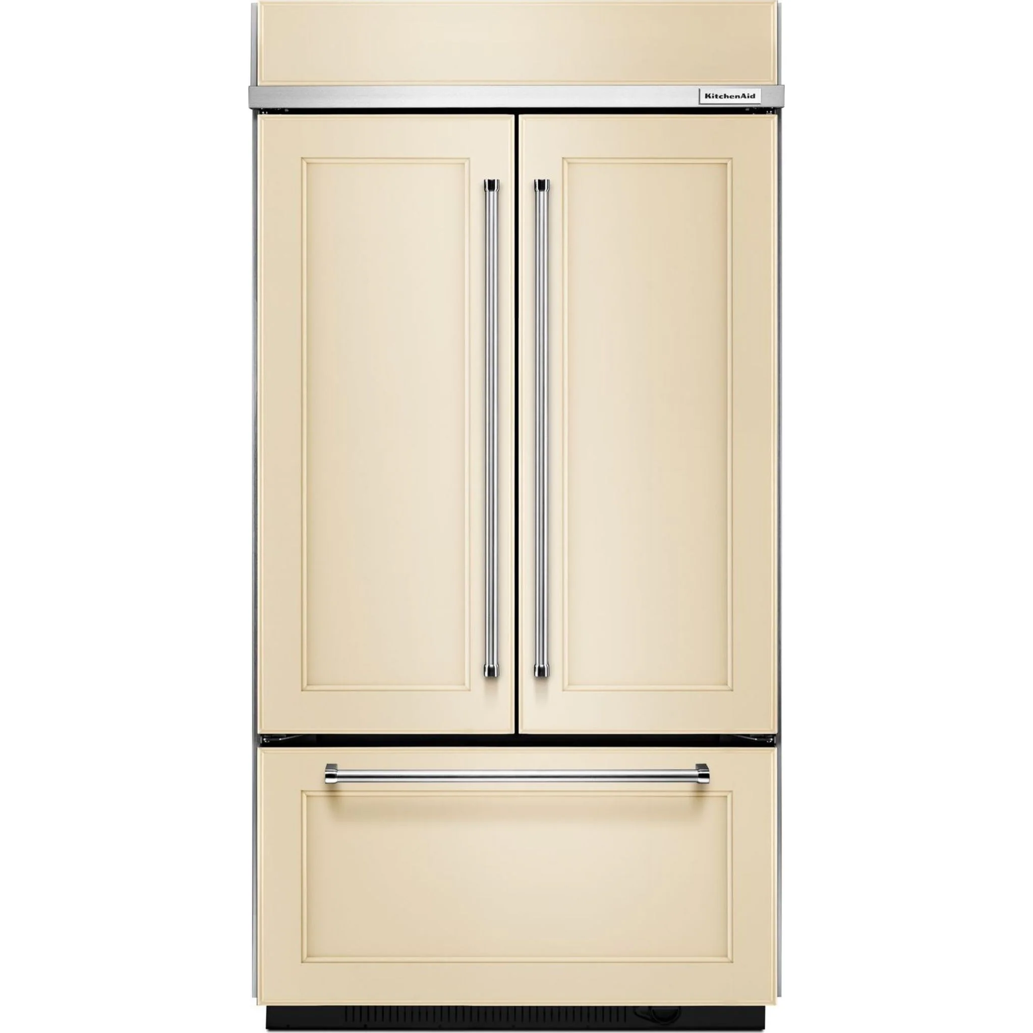 KitchenAid 24.2 cu.ft. 42" Width Built-In Panel Ready French Door Refrigerator with Platinum Interior Design - Panel Ready (KBFN502EPA) - Image 5