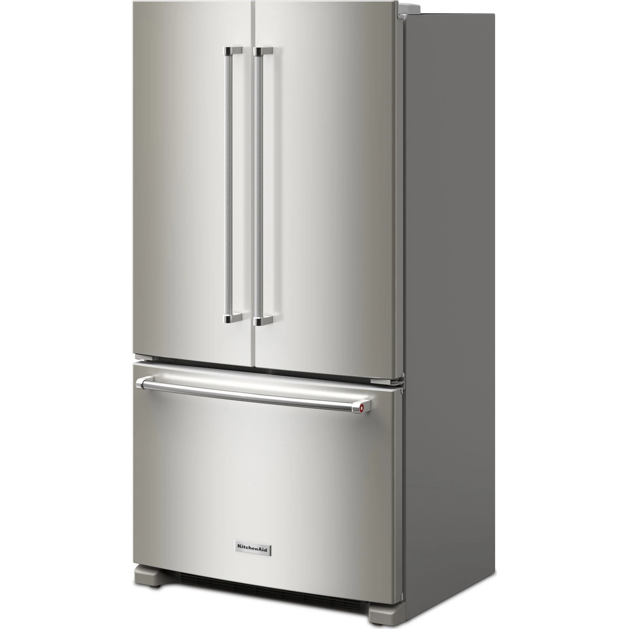 KitchenAid 20 cu. ft. 36-Inch Width Counter-Depth French Door Refrigerator with Interior Dispense -Fingerprint Resistant Stainless Steel (KRFC136RPS) - Image 2