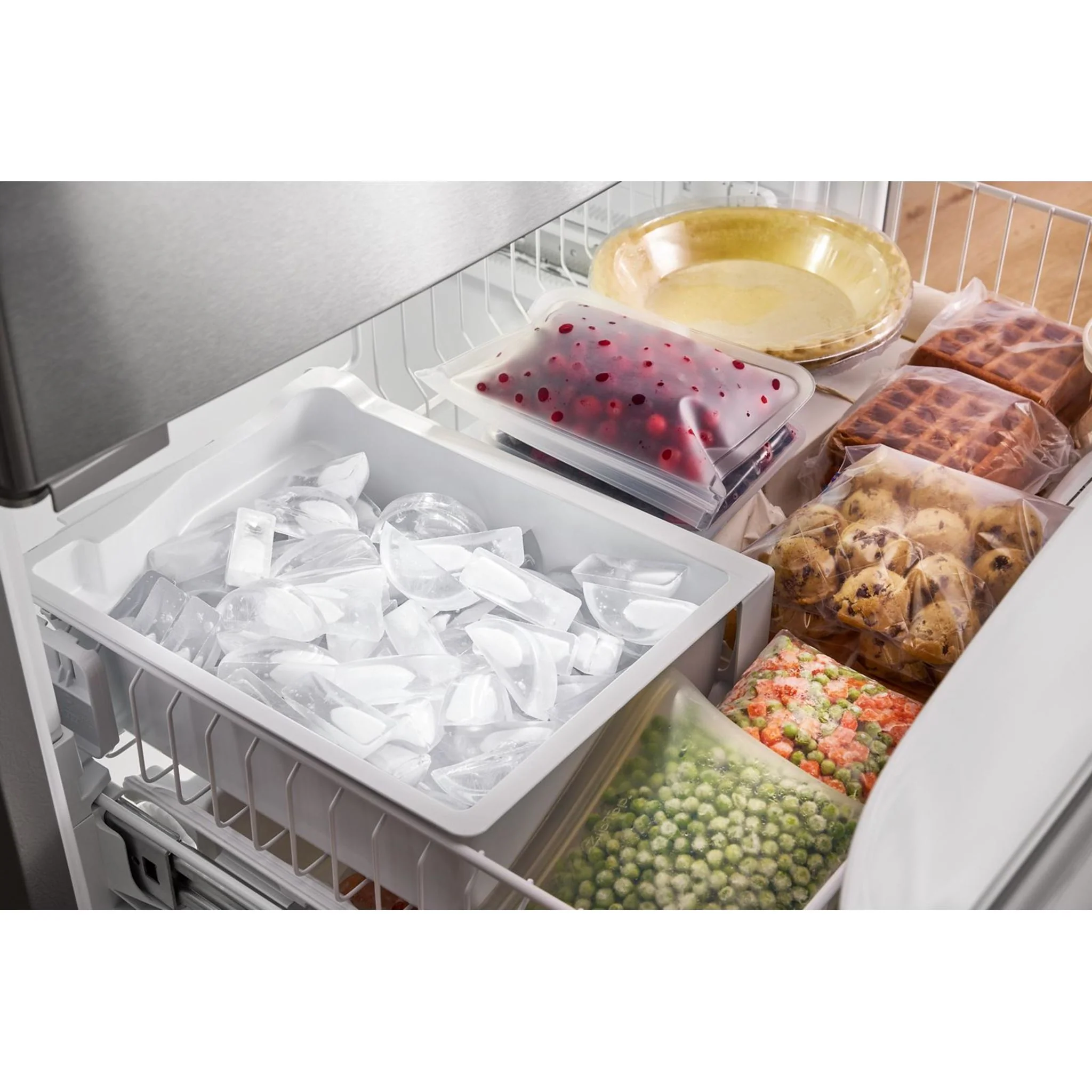 KitchenAid 20 Cu. Ft. 36-Inch Counter-Depth French Door Refrigerator with Internal Water Dispenser -PrintShield Stainless (KRFC136SPS) - Image 11