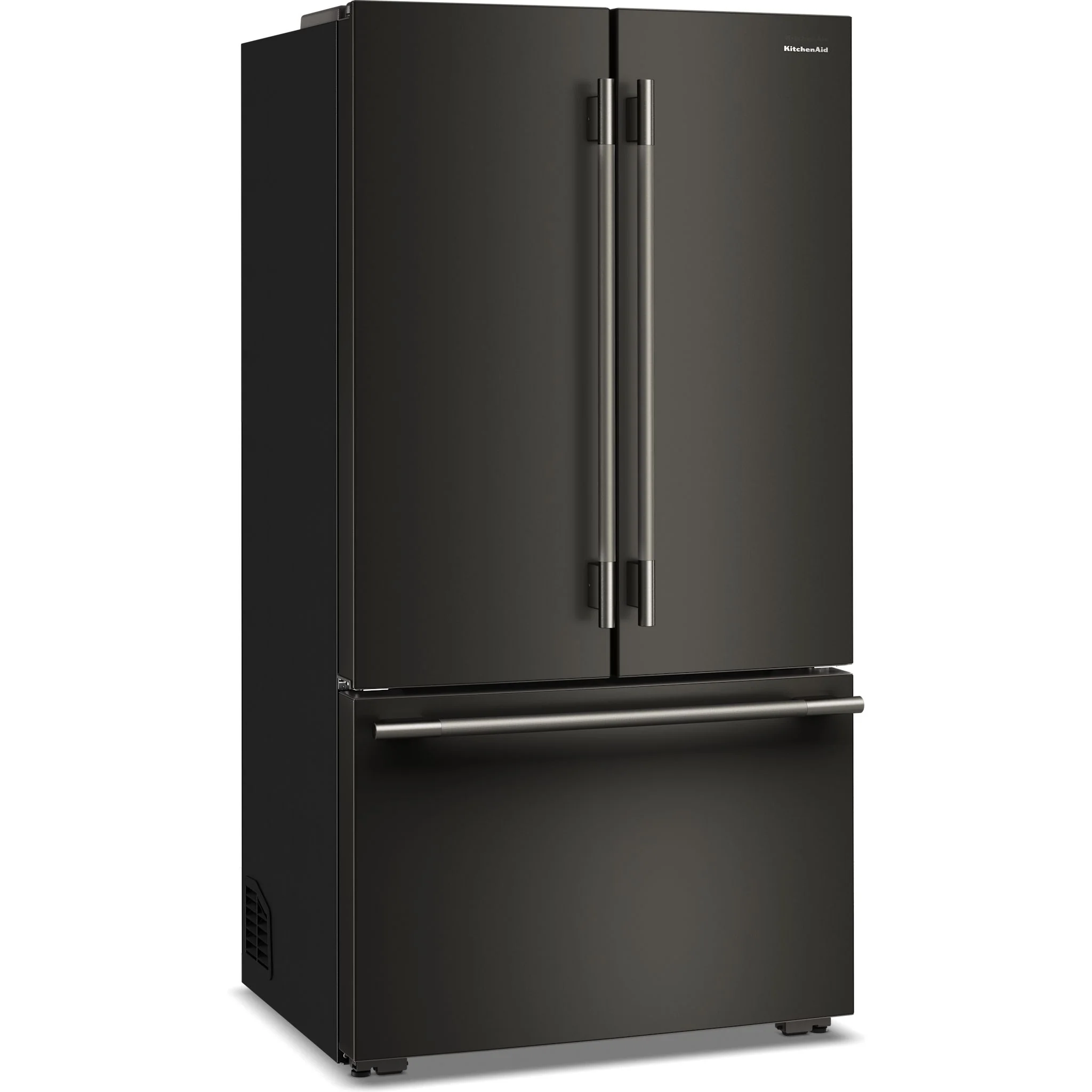 KitchenAid 24 cu. ft. 36-Inch Width Counter-Depth French Door Refrigerator with Interior Dispense -Black Ore (KRFC236SBE) - Image 2