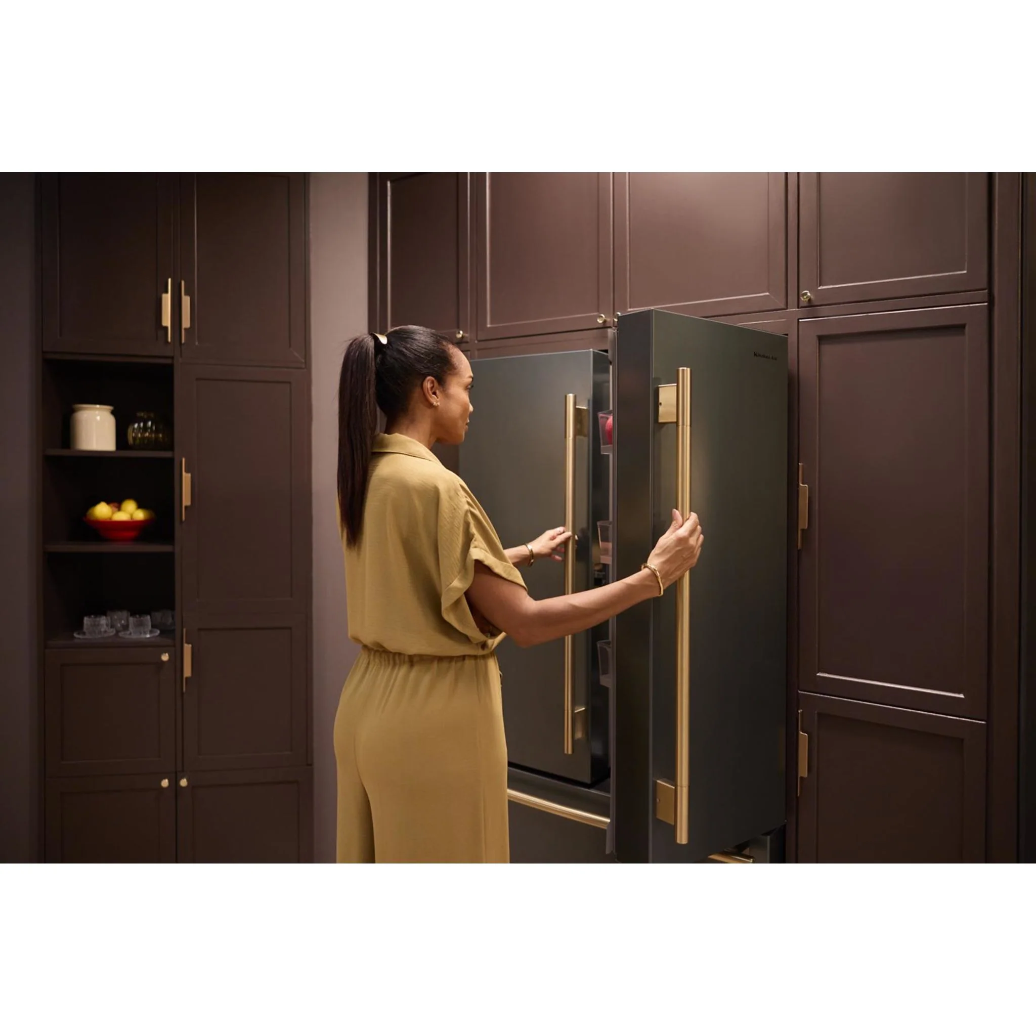 KitchenAid 24 cu. ft. 36-Inch Width Counter-Depth French Door Refrigerator with Interior Dispense -Juniper (KRFC236SJP) - Image 12