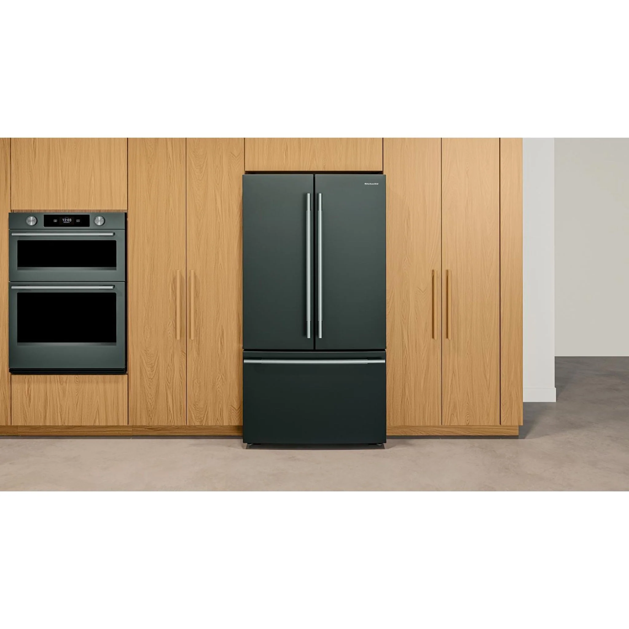 KitchenAid 24 cu. ft. 36-Inch Width Counter-Depth French Door Refrigerator with Interior Dispense -Juniper (KRFC236SJP) - Image 3