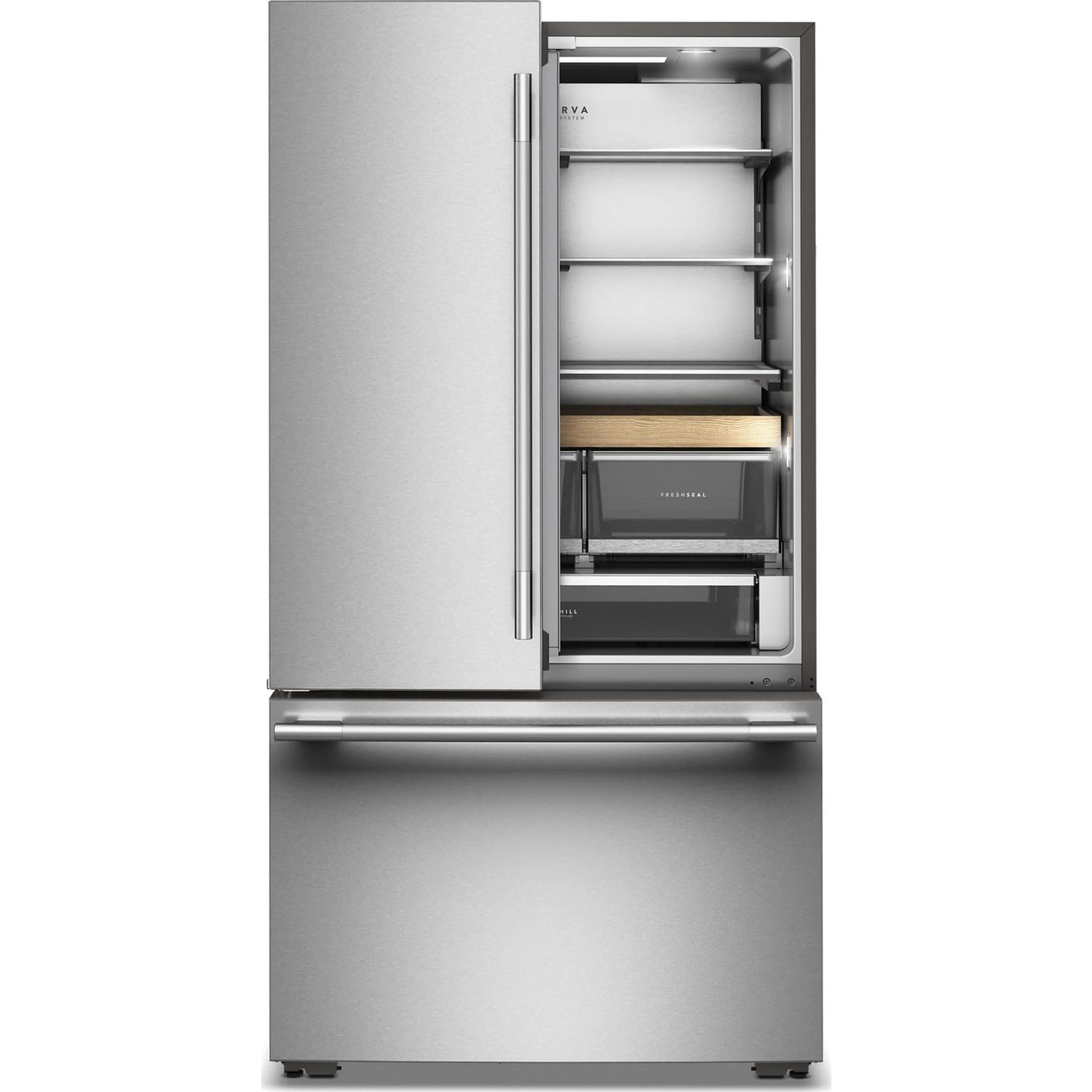 KitchenAid 24 cu. ft. 36-Inch Width Counter-Depth French Door Refrigerator with Interior Dispense -PrintShield Stainless (KRFC236SPS) - Image 17