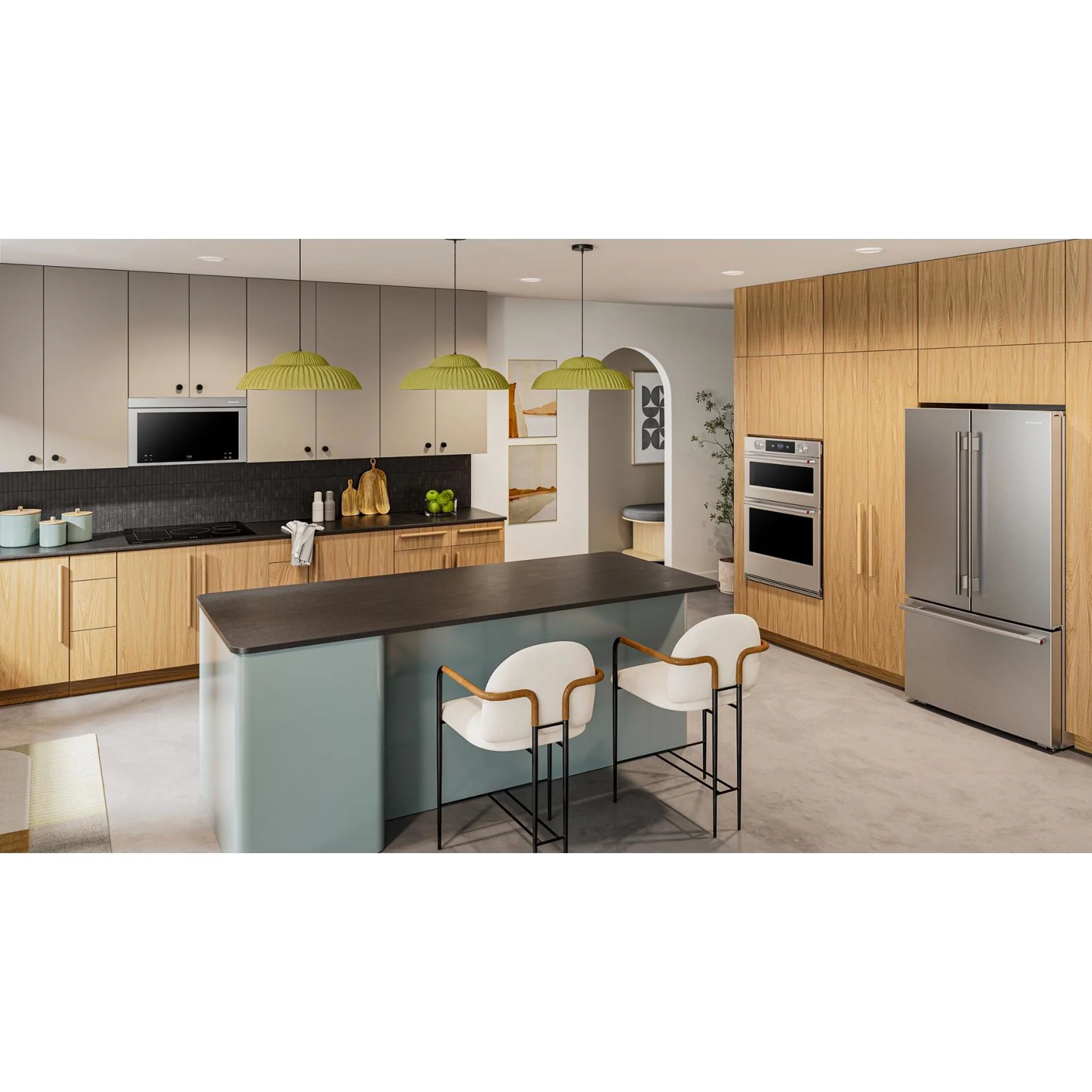 KitchenAid 24 cu. ft. 36-Inch Width Counter-Depth French Door Refrigerator with Interior Dispense -PrintShield Stainless (KRFC236SPS) - Image 24
