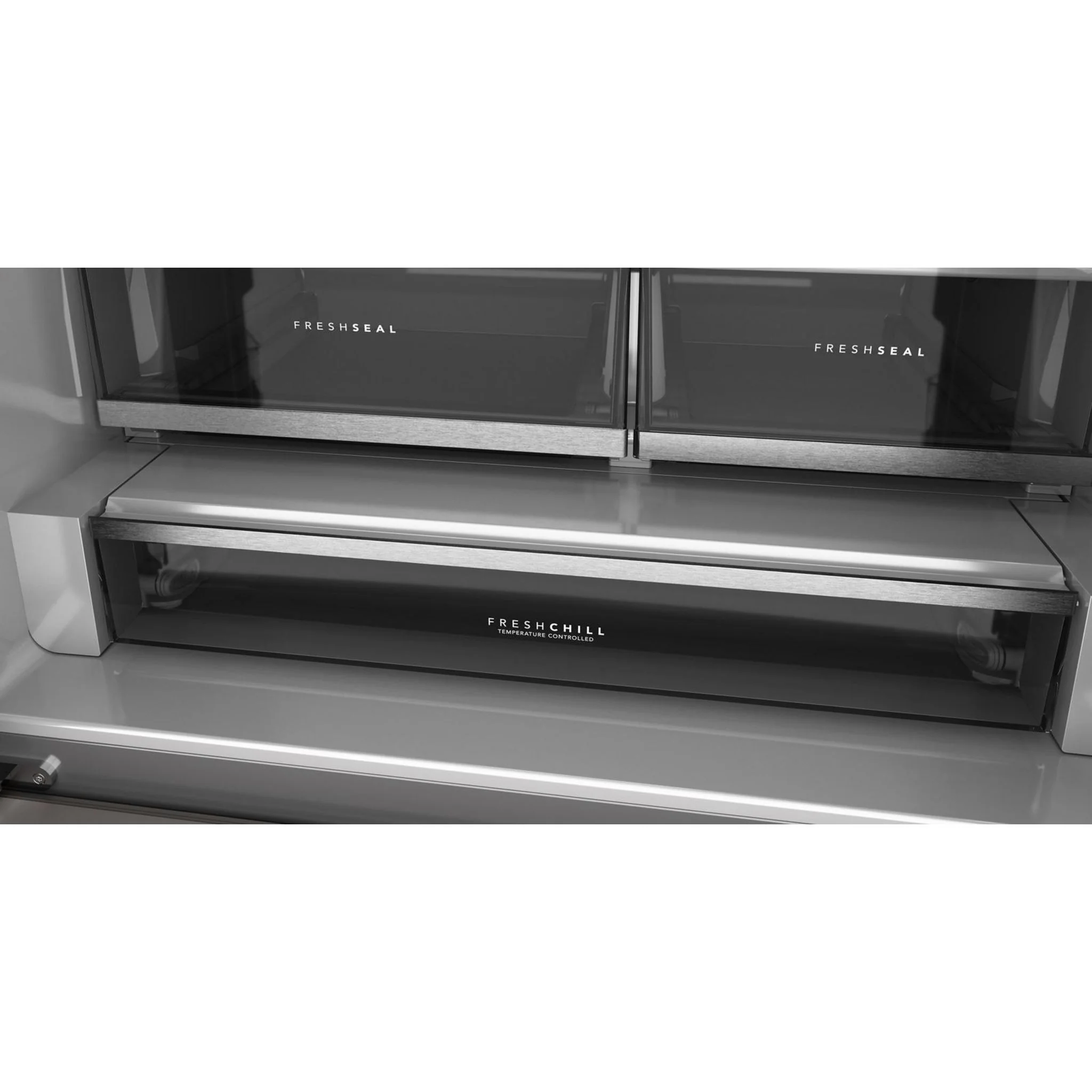 KitchenAid 24 cu. ft. 36-Inch Width Counter-Depth French Door Refrigerator with Interior Dispense -PrintShield Stainless (KRFC236SPS) - Image 6