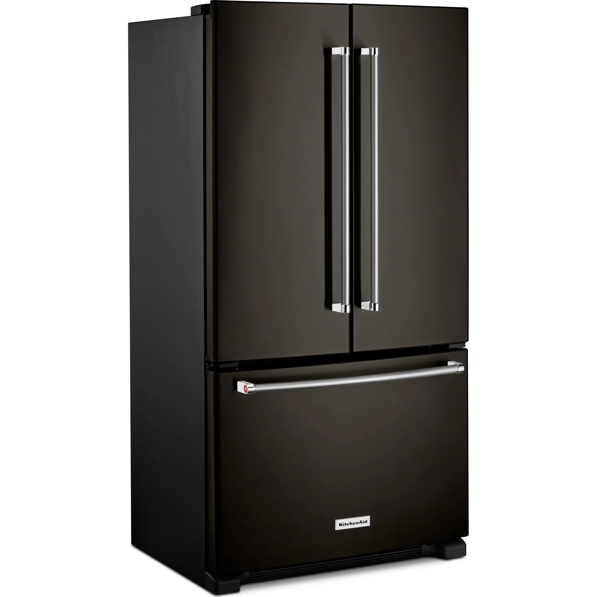 KitchenAid  20 cu. ft. 36" Width Counter-Depth French Door Refrigerator with Interior Dispense and PrintShield Finish (KRFC300EBS) - Image 2