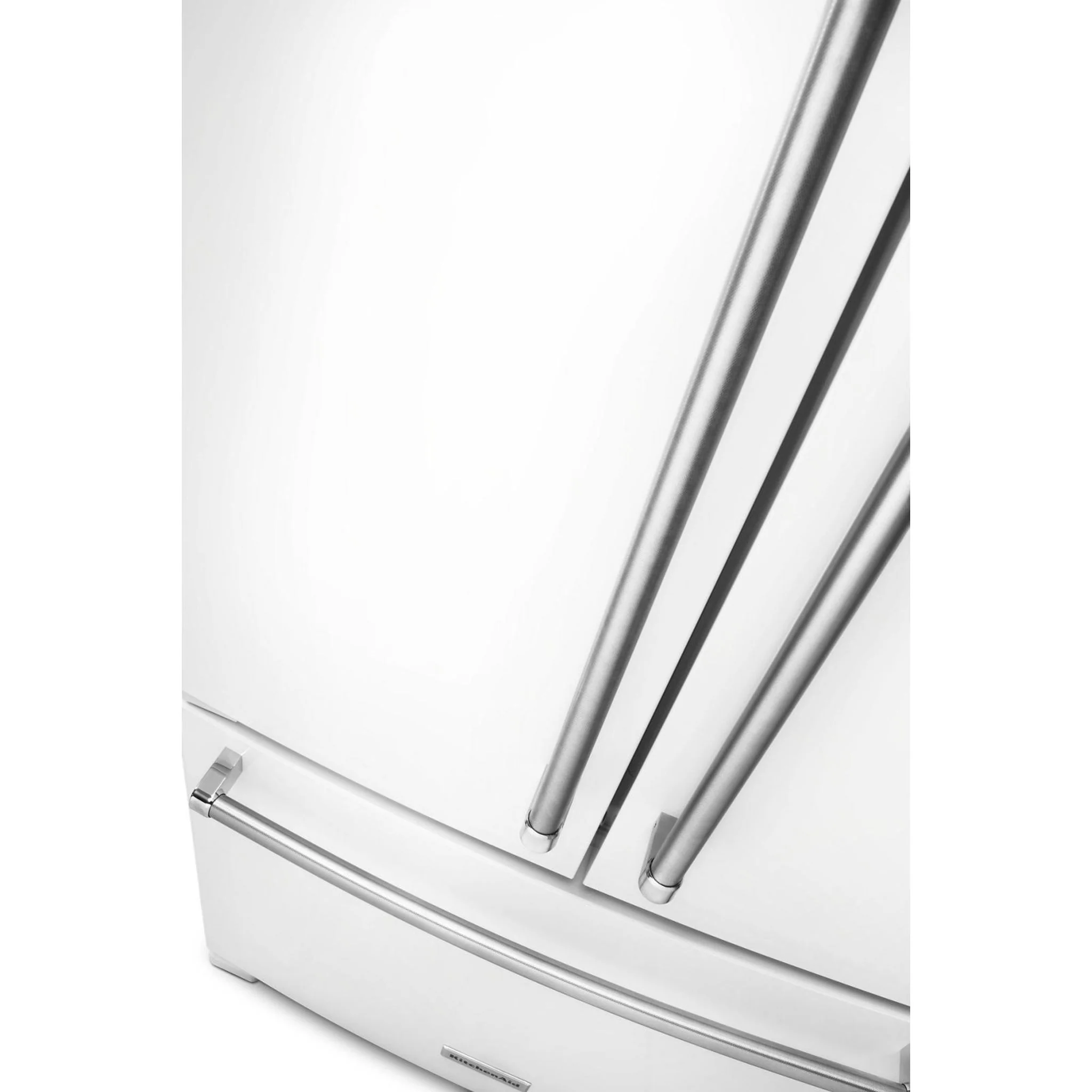 KitchenAid  20 cu. ft. 36" Width Counter-Depth French Door Refrigerator with Interior Dispense (KRFC300EWH) - Image 6