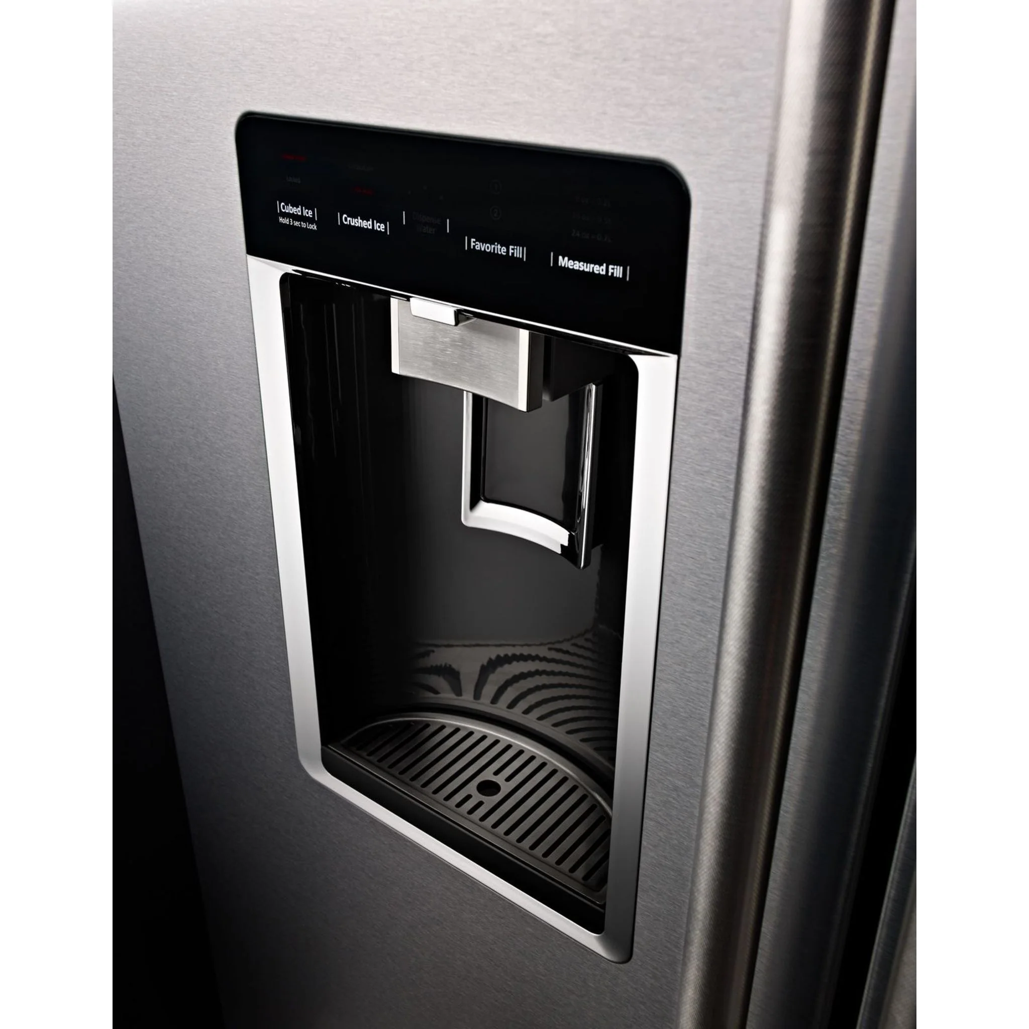 KitchenAid 23.8 cu. ft. 36" Counter-Depth French Door Platinum Interior Refrigerator with PrintShieldFinish -Stainless Steel (KRFC704FPS) - Image 11