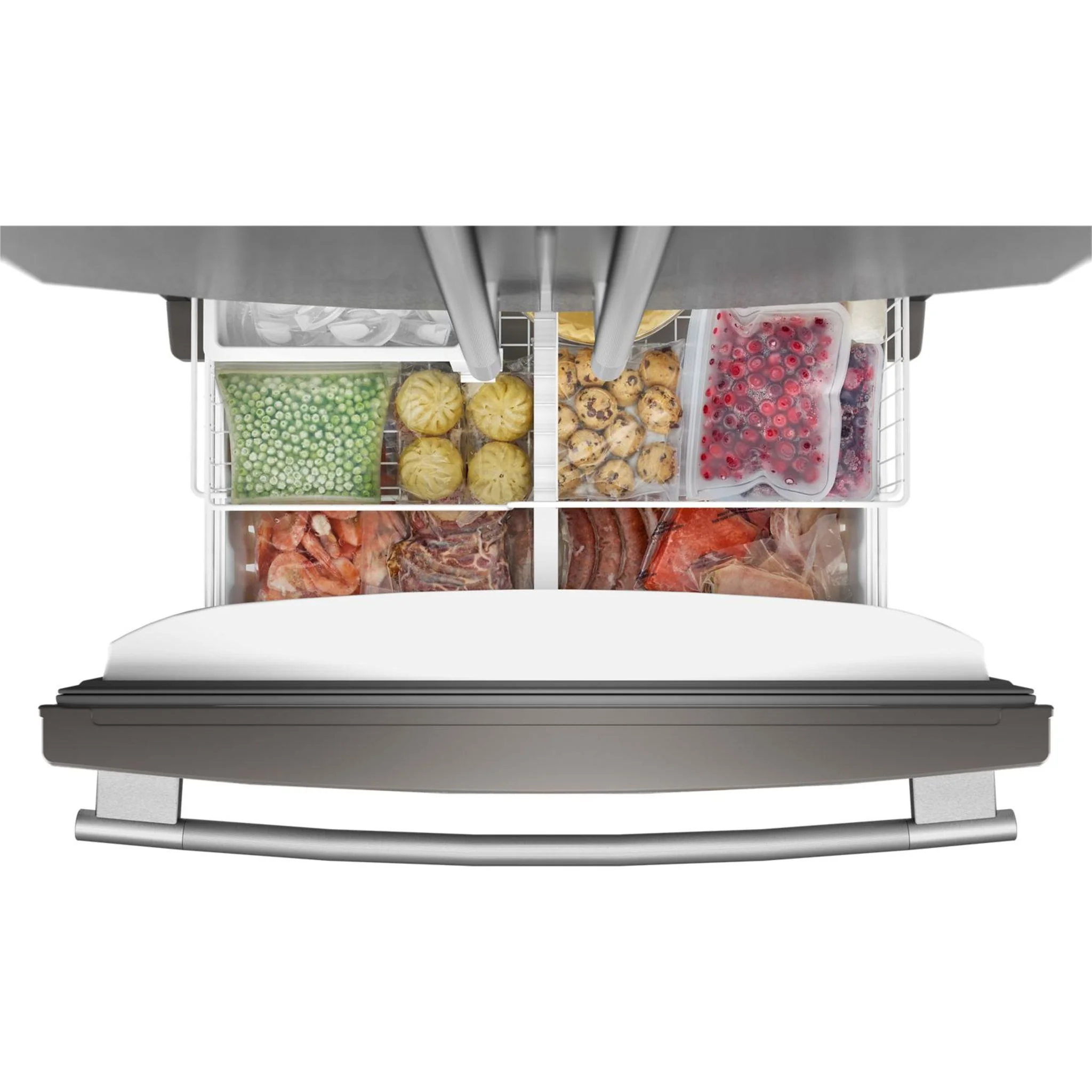 KitchenAid 25 Cu. Ft. 36-Inch Standard-Depth French Door Refrigerator with Internal Water Dispenser -PrintShield Stainless (KRFF136SPS) - Image 17