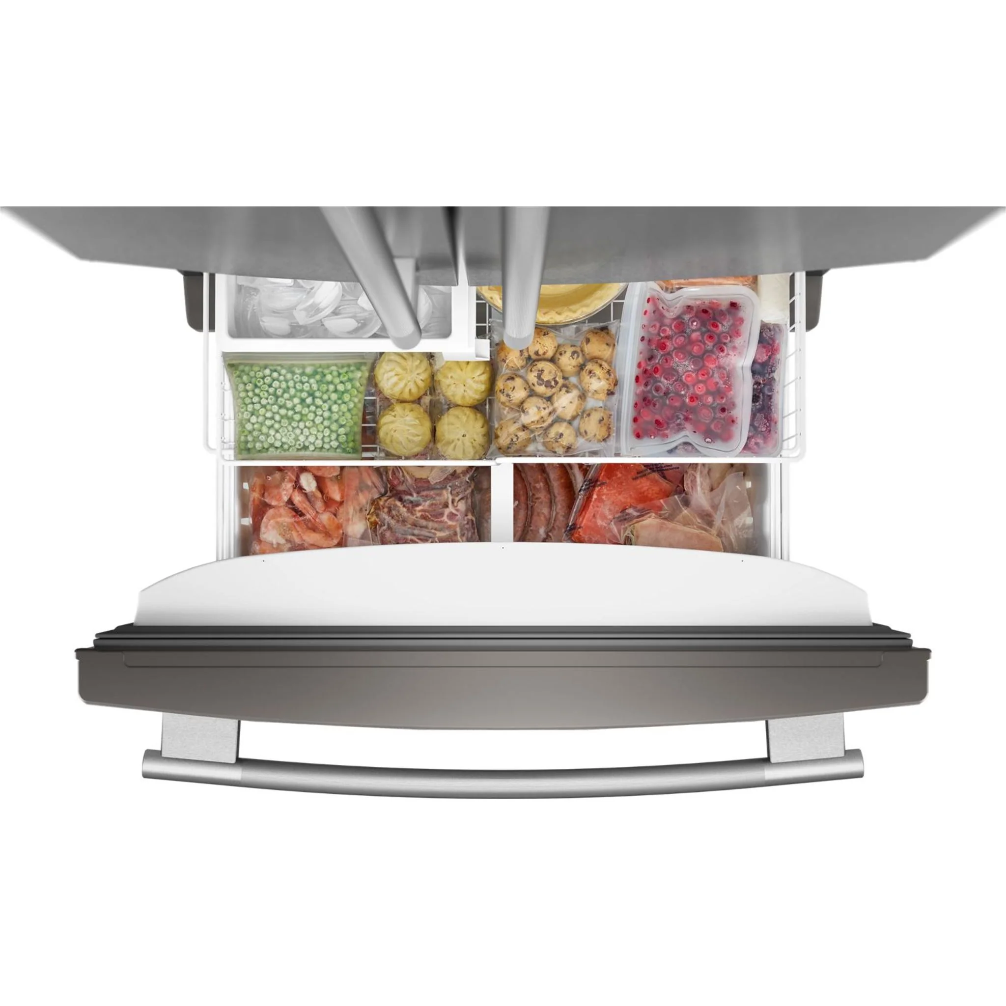 KitchenAid 22 Cu. Ft. 33-Inch Standard-Depth French Door Refrigerator with Internal Water Dispenser -PrintShield Stainless (KRFF333SPS) - Image 18