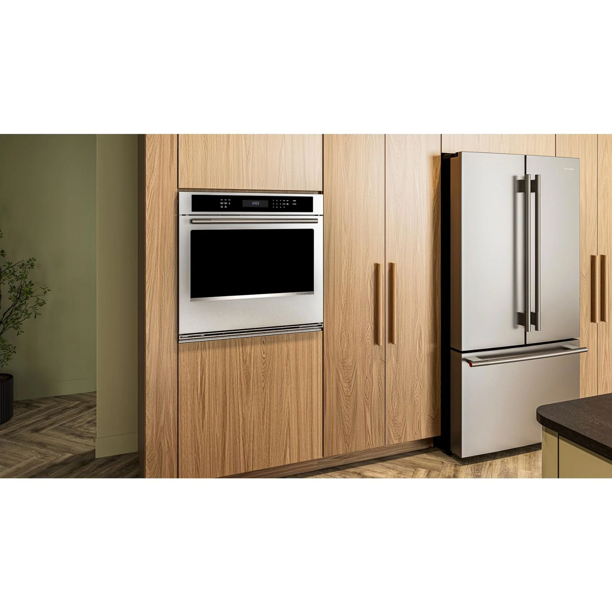 KitchenAid 31 cu. ft. French Door Refrigerator with Interior Water and Ice -PrintShield Stainless (KRFF336SPS) - Image 16