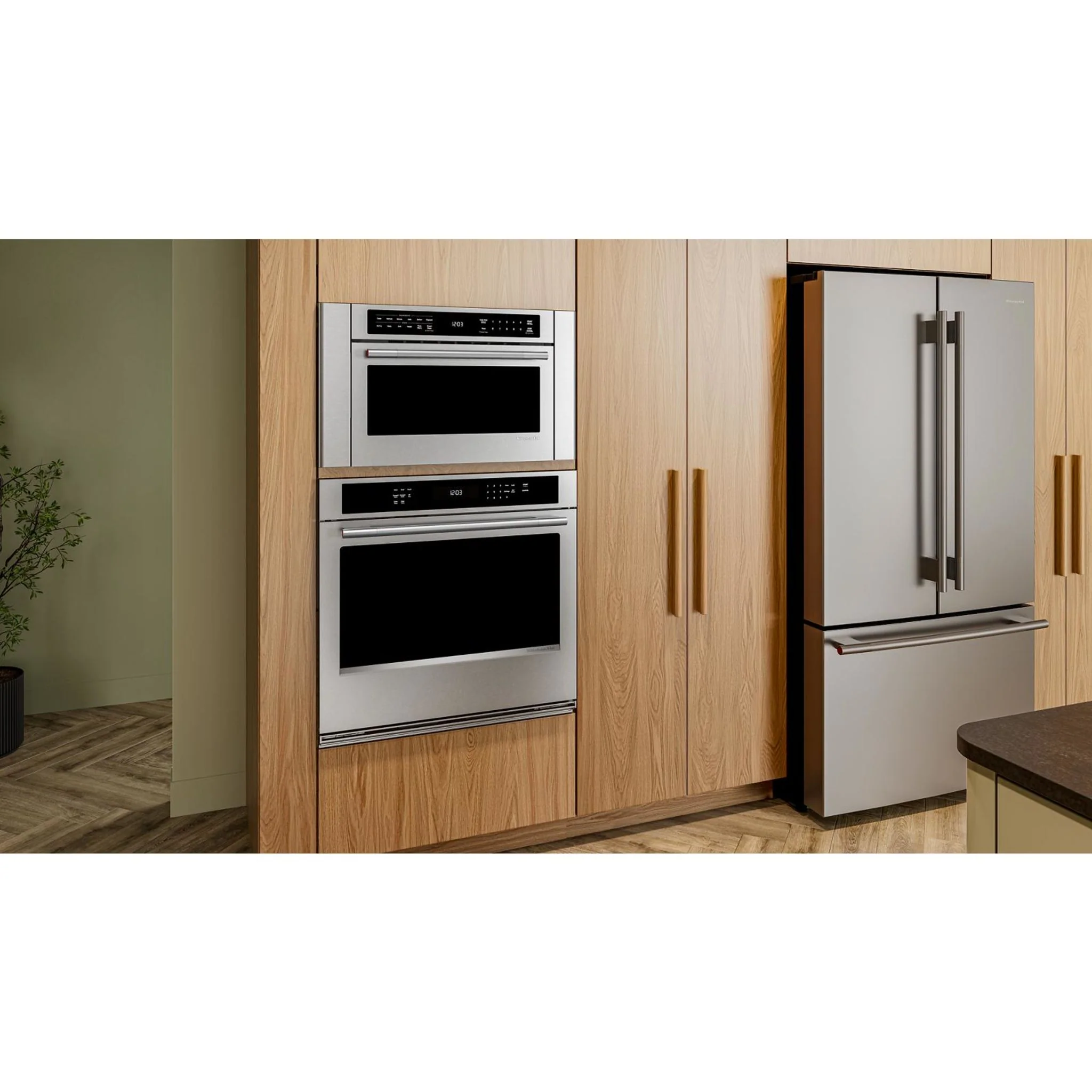 KitchenAid 31 cu. ft. French Door Refrigerator with Interior Water and Ice -PrintShield Stainless (KRFF336SPS) - Image 19