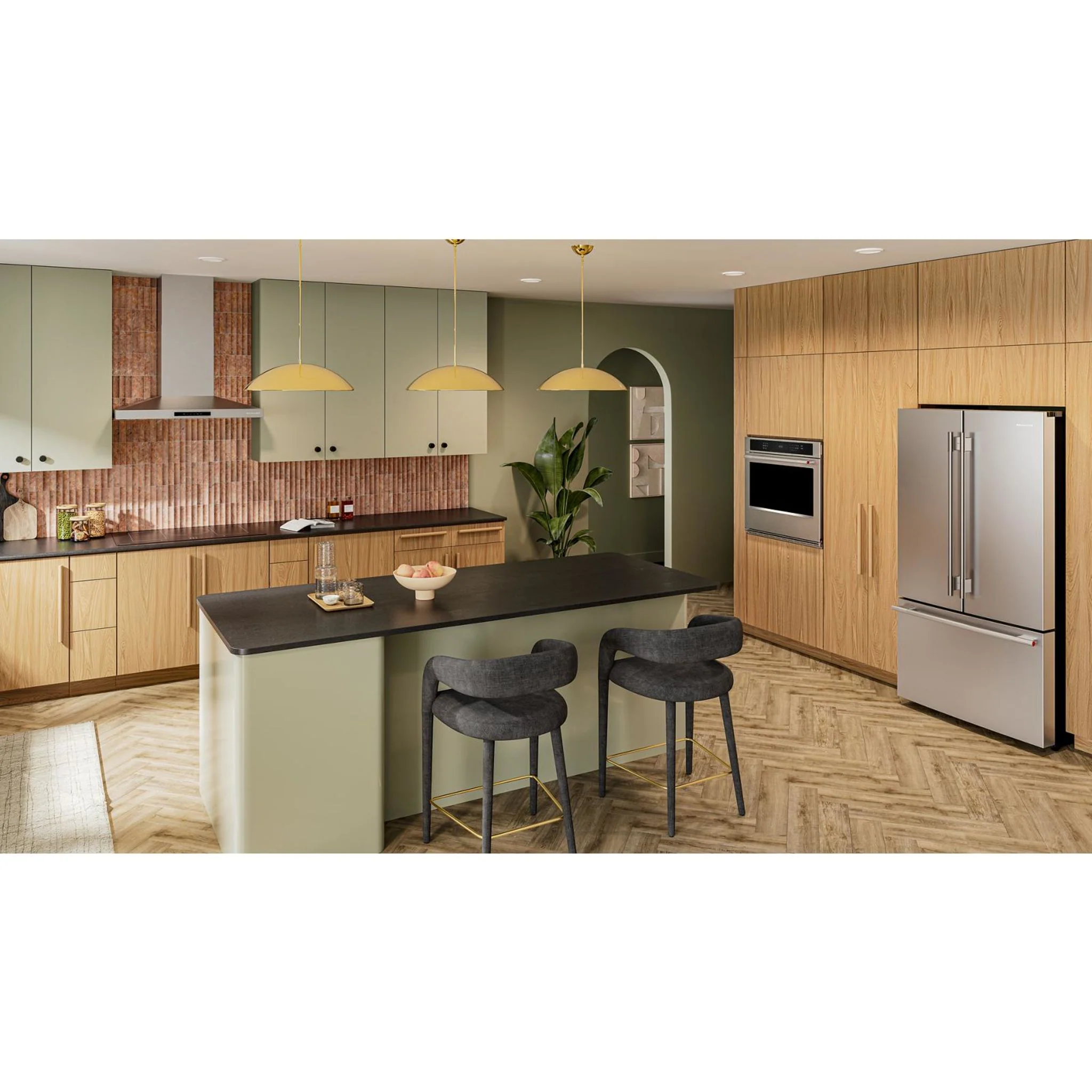KitchenAid 31 cu. ft. French Door Refrigerator with Interior Water and Ice -PrintShield Stainless (KRFF336SPS) - Image 21