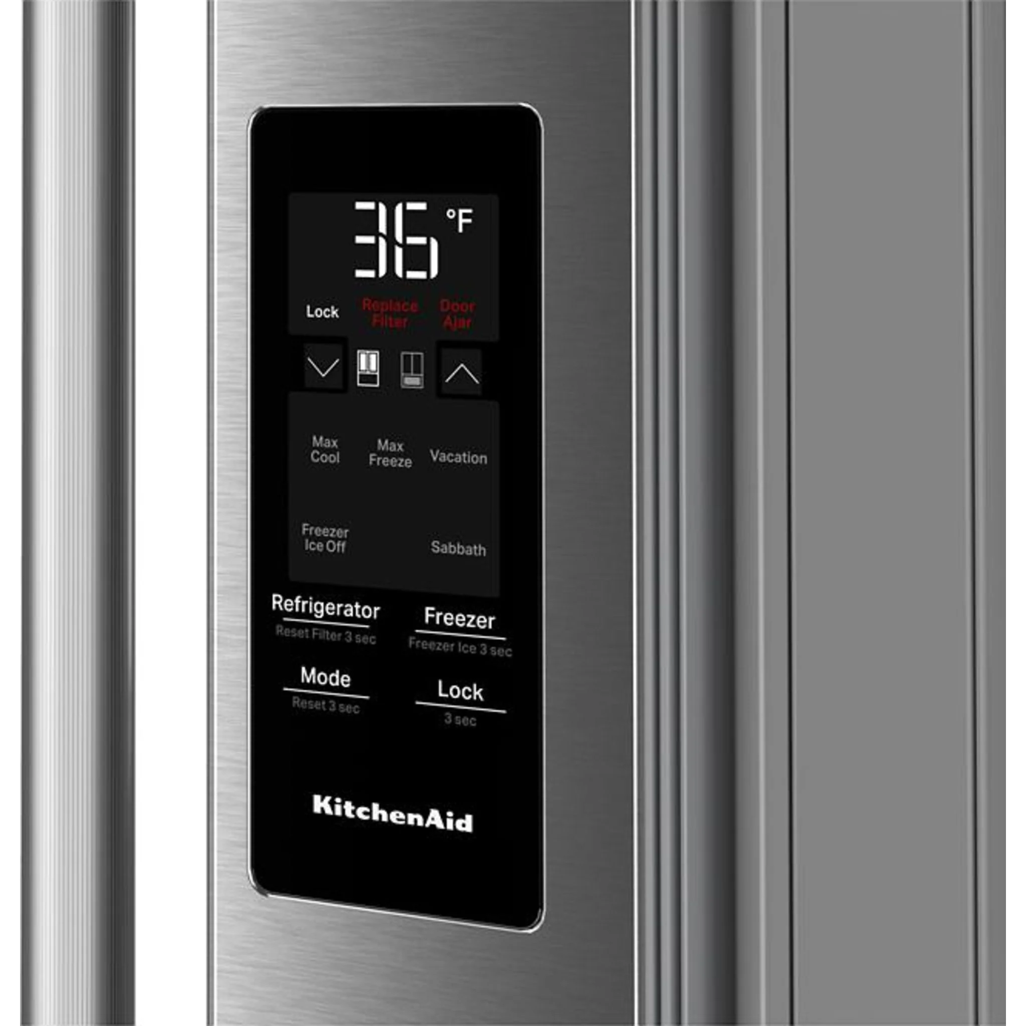 KitchenAid 31 cu. ft. French Door Refrigerator with Interior Water and Ice -PrintShield Stainless (KRFF336SPS) - Image 30