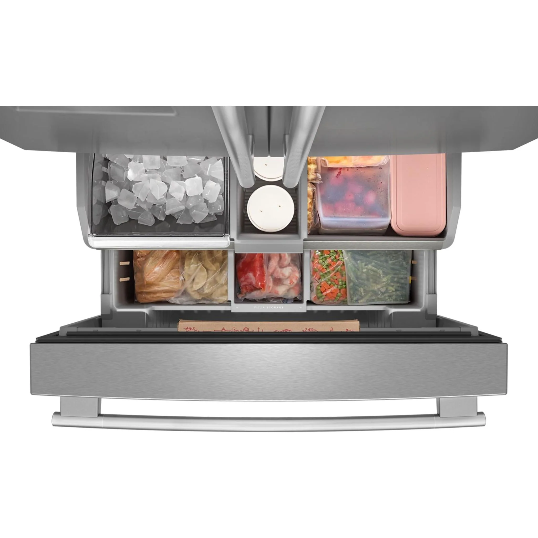 KitchenAid 31 cu. ft. French Door Refrigerator with Interior Water and Ice -PrintShield Stainless (KRFF336SPS) - Image 35