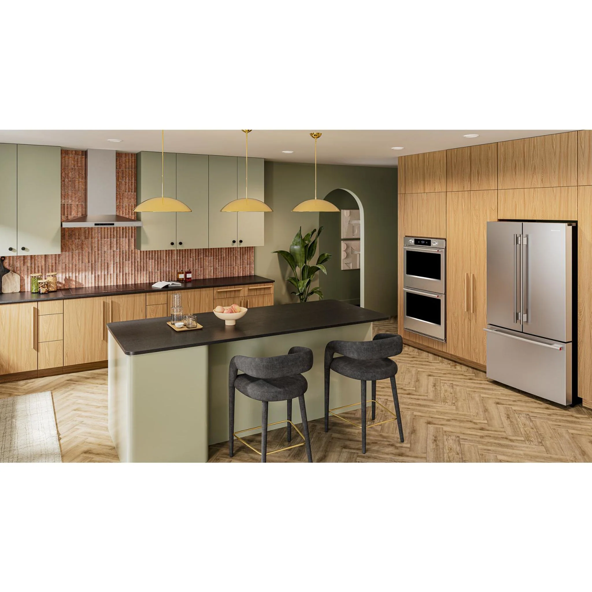 KitchenAid 31 cu. ft. French Door Refrigerator with Interior Water and Ice -PrintShield Stainless (KRFF336SPS) - Image 6