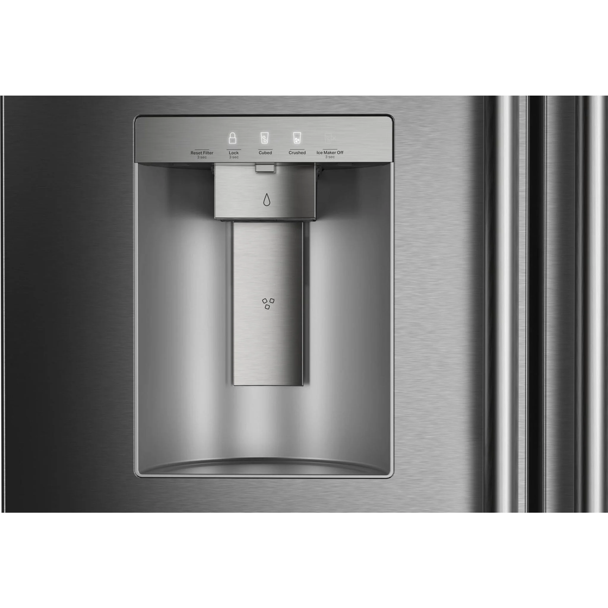 KitchenAid 30 cu. ft. French Door Refrigerator with Exterior Water and Ice -PrintShield Stainless (KRFF436SPS) - Image 8