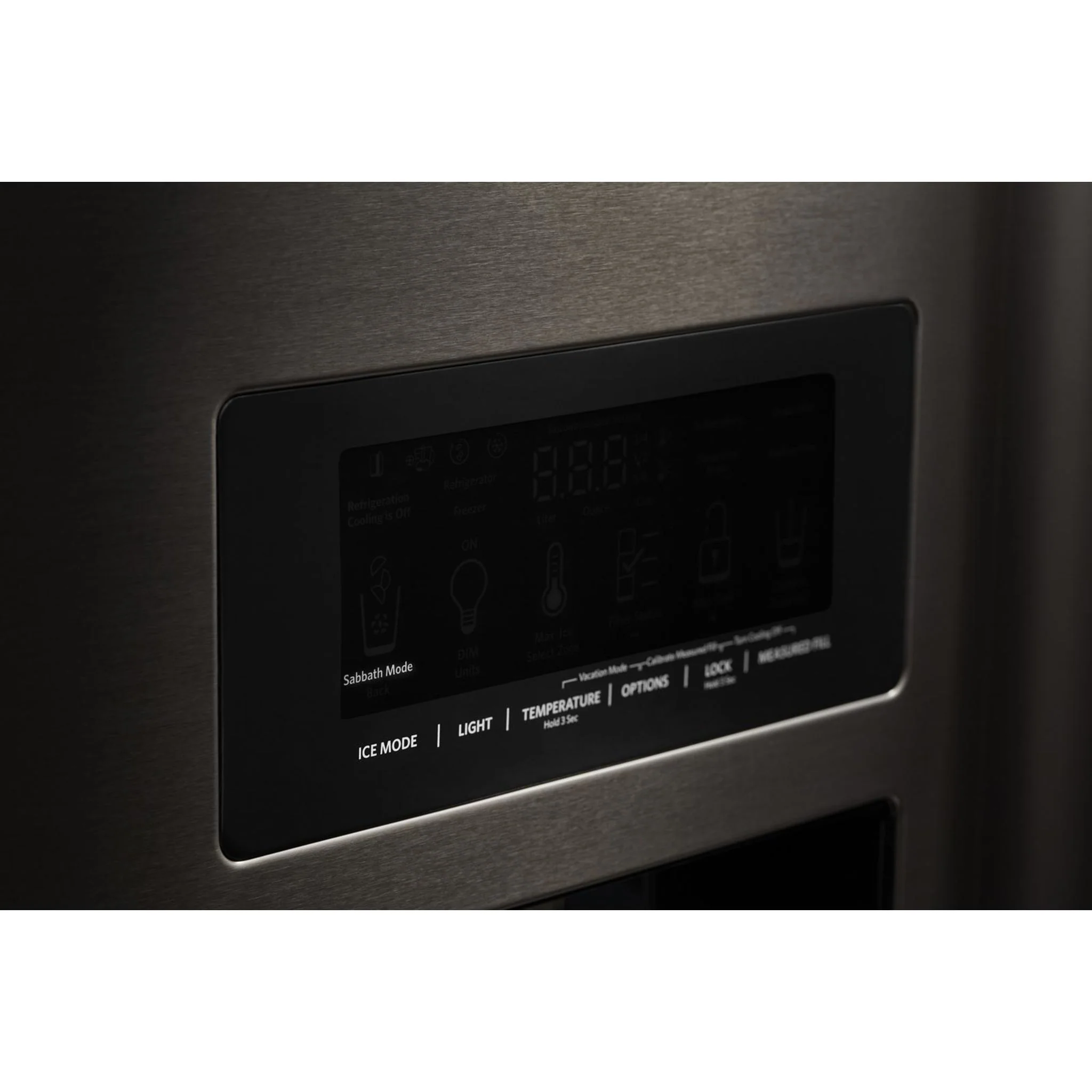 KitchenAid 26.8 cu.ft. Standard-Depth French Door Refrigerator with Exterior Ice and Water Dispenser - Black Stainless (KRFF577KBS) - Image 15