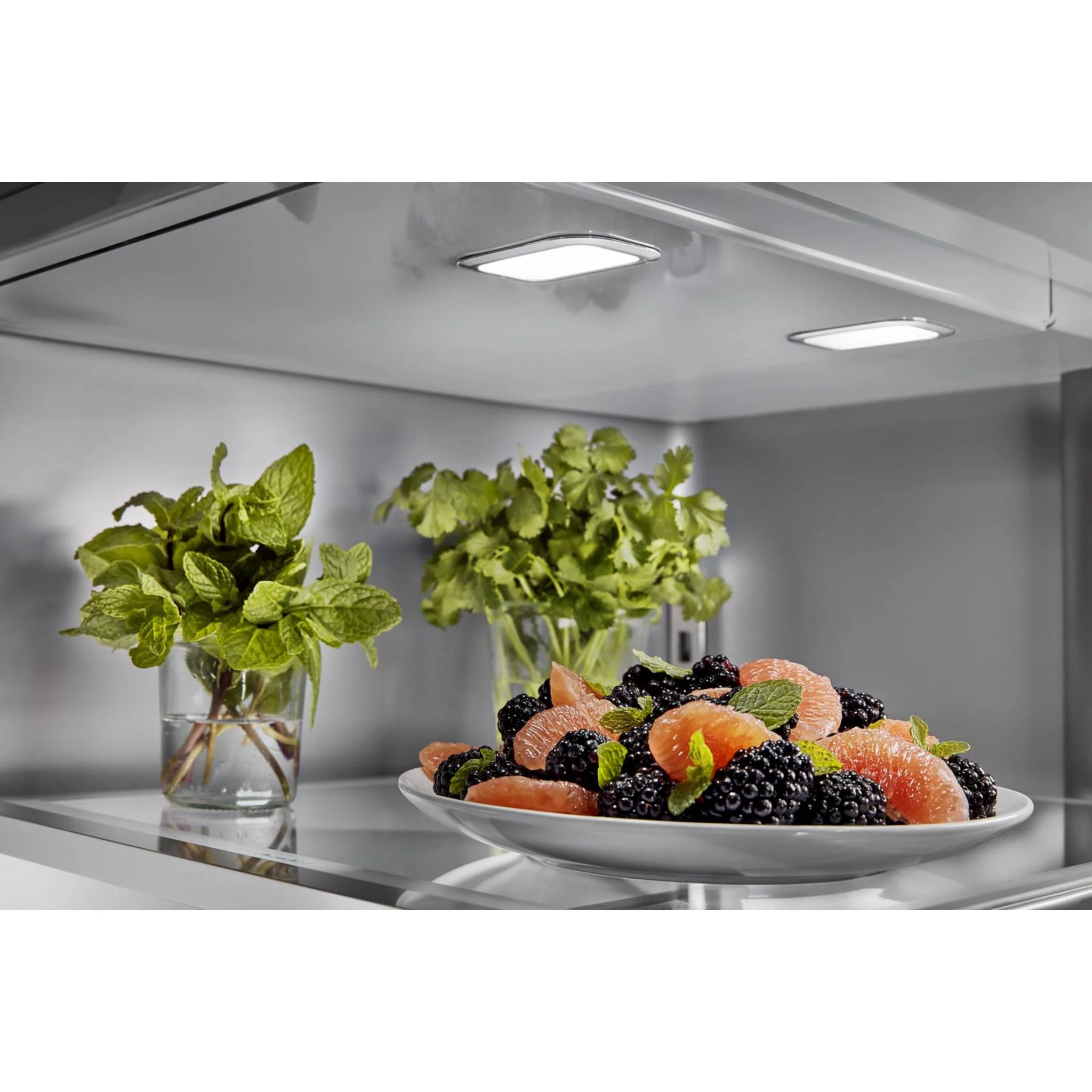 KitchenAid 26.8 cu.ft. Standard-Depth French Door Refrigerator with Exterior Ice and Water Dispenser - Black Stainless (KRFF577KBS) - Image 22