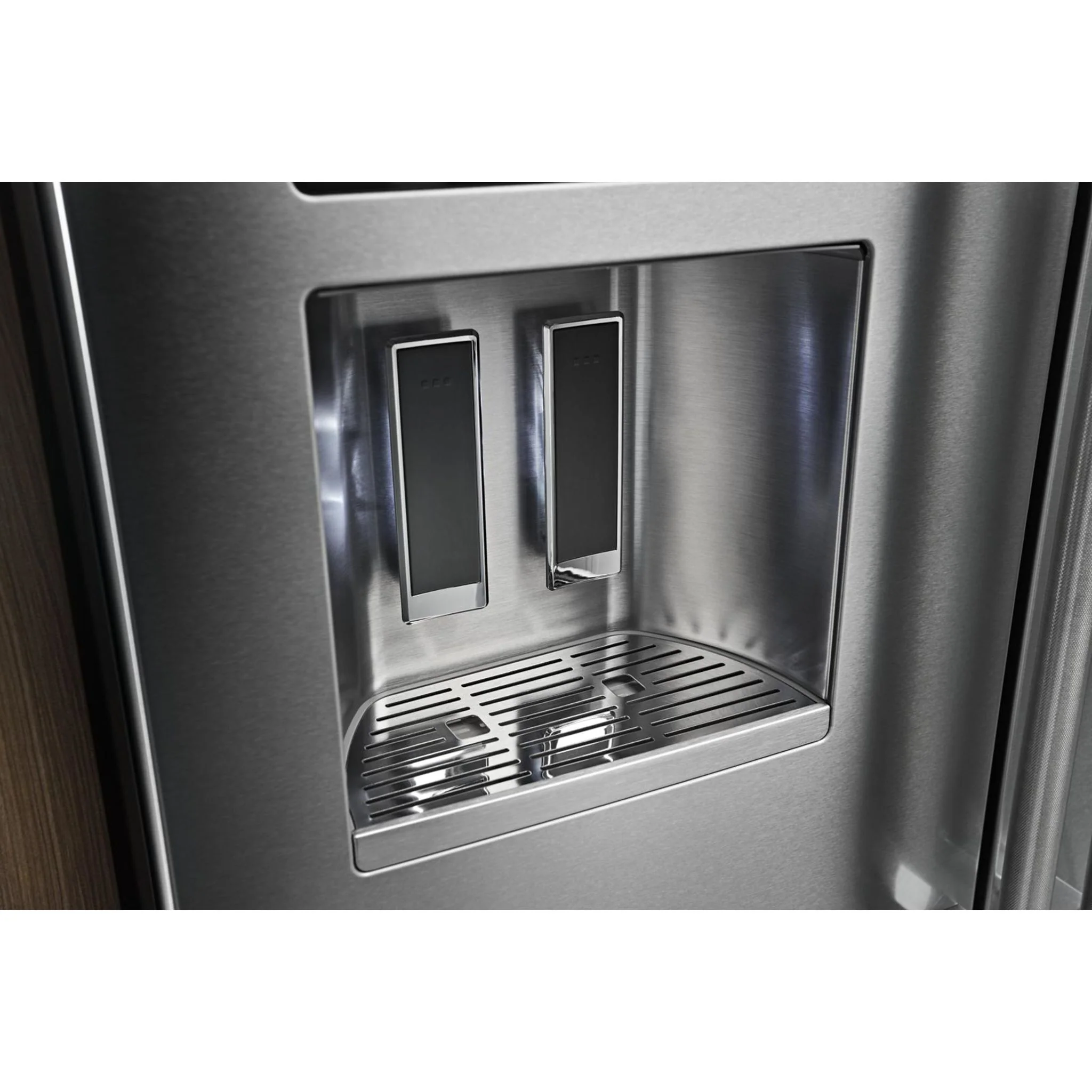 KitchenAid 26.8 cu.ft. Standard-Depth French Door Refrigerator with Exterior Ice and Water Dispenser - Stainless Steel with PrintShield™ Finish (KRFF577KPS) - Image 12