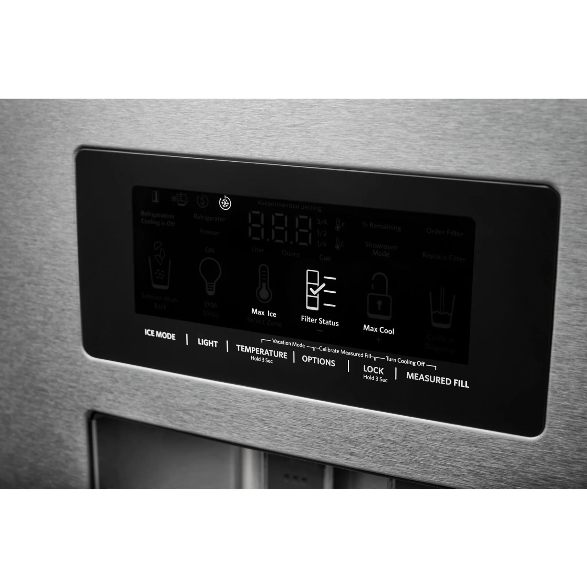 KitchenAid 26.8 cu.ft. Standard-Depth French Door Refrigerator with Exterior Ice and Water Dispenser - Stainless Steel with PrintShield™ Finish (KRFF577KPS) - Image 21