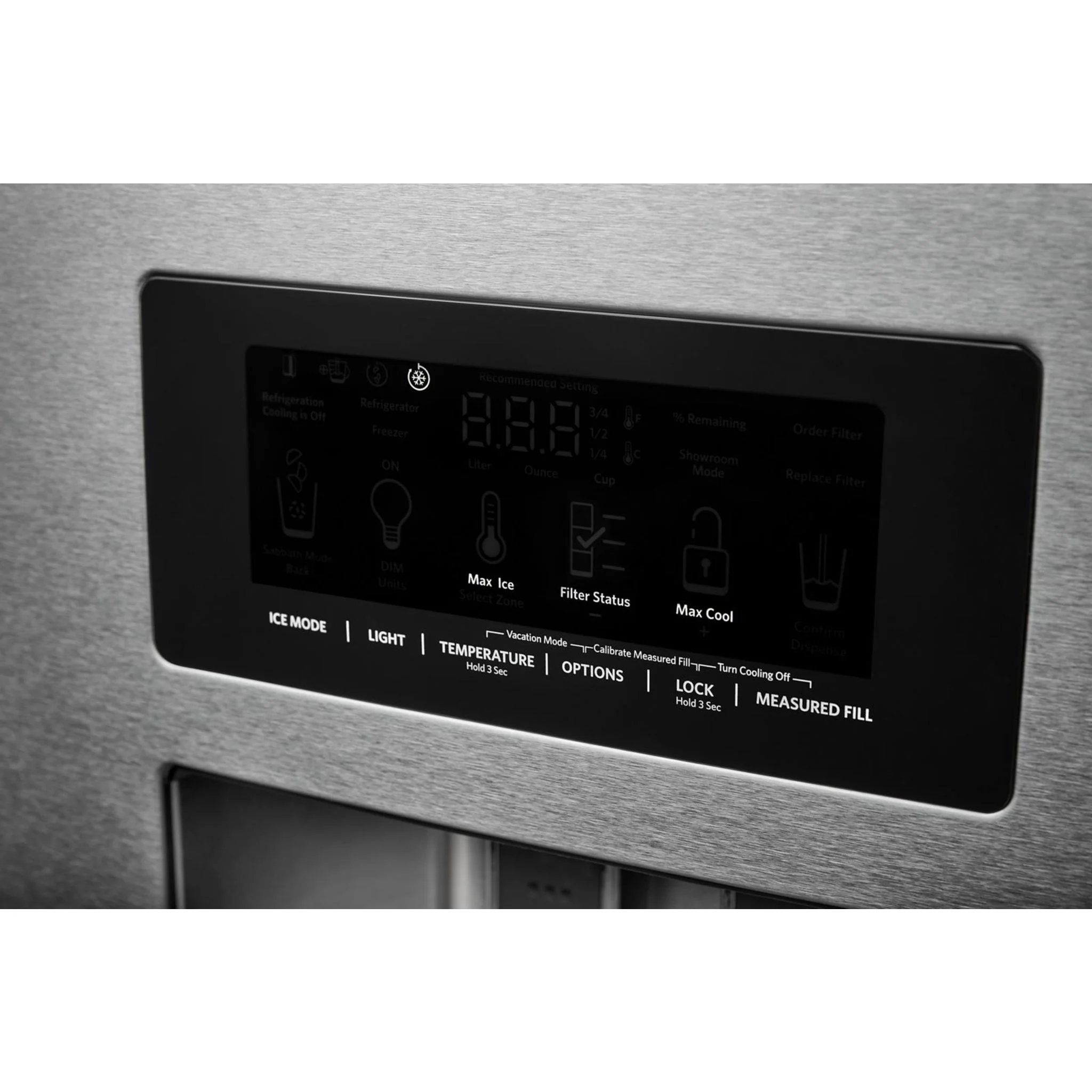 KitchenAid 26.8 cu.ft. Standard-Depth French Door Refrigerator with Exterior Ice and Water Dispenser - Stainless Steel with PrintShield™ Finish (KRFF577KPS) - Image 25