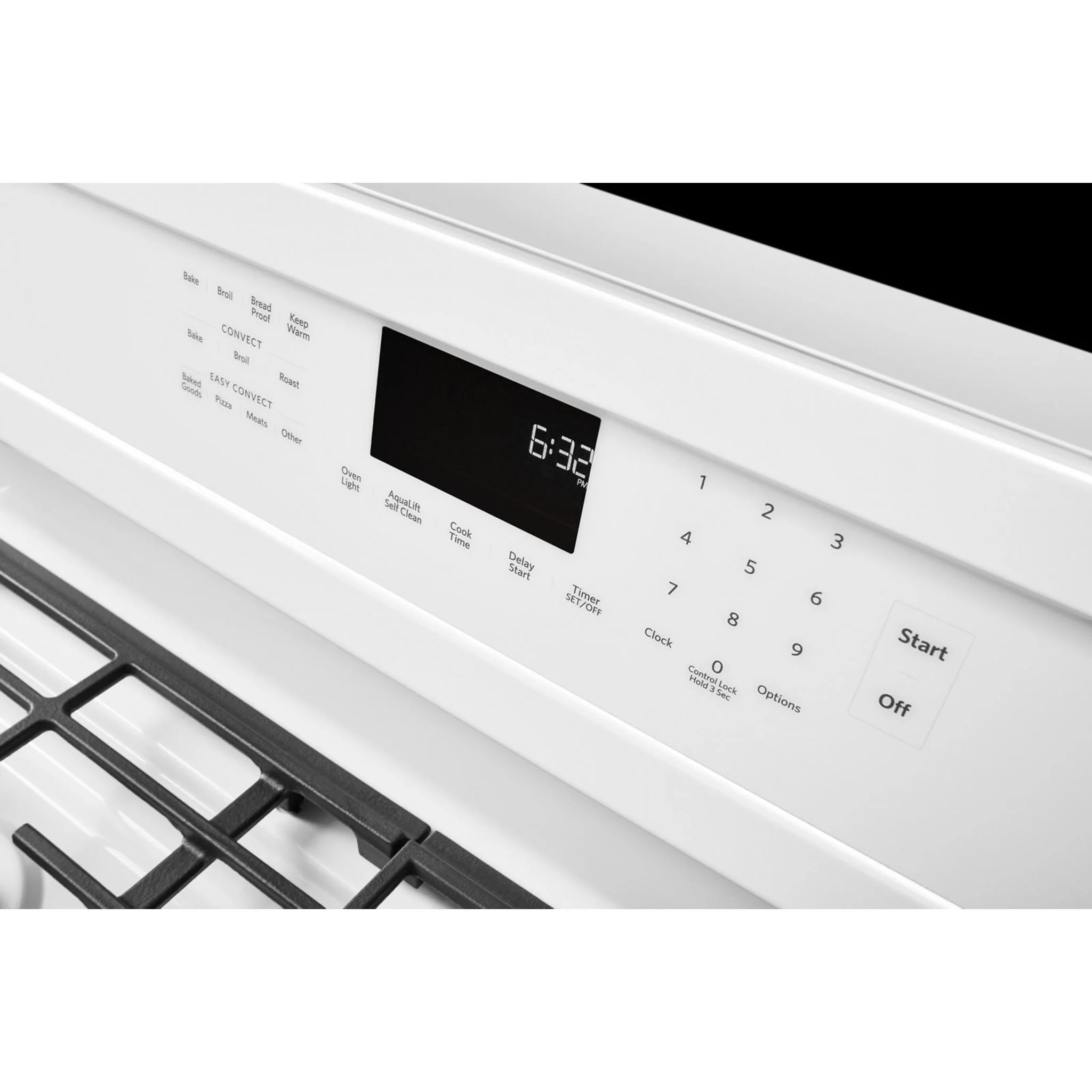 KitchenAid 30" 5-Burner Gas Convection Range - White (KFGG500EWH) - Image 21