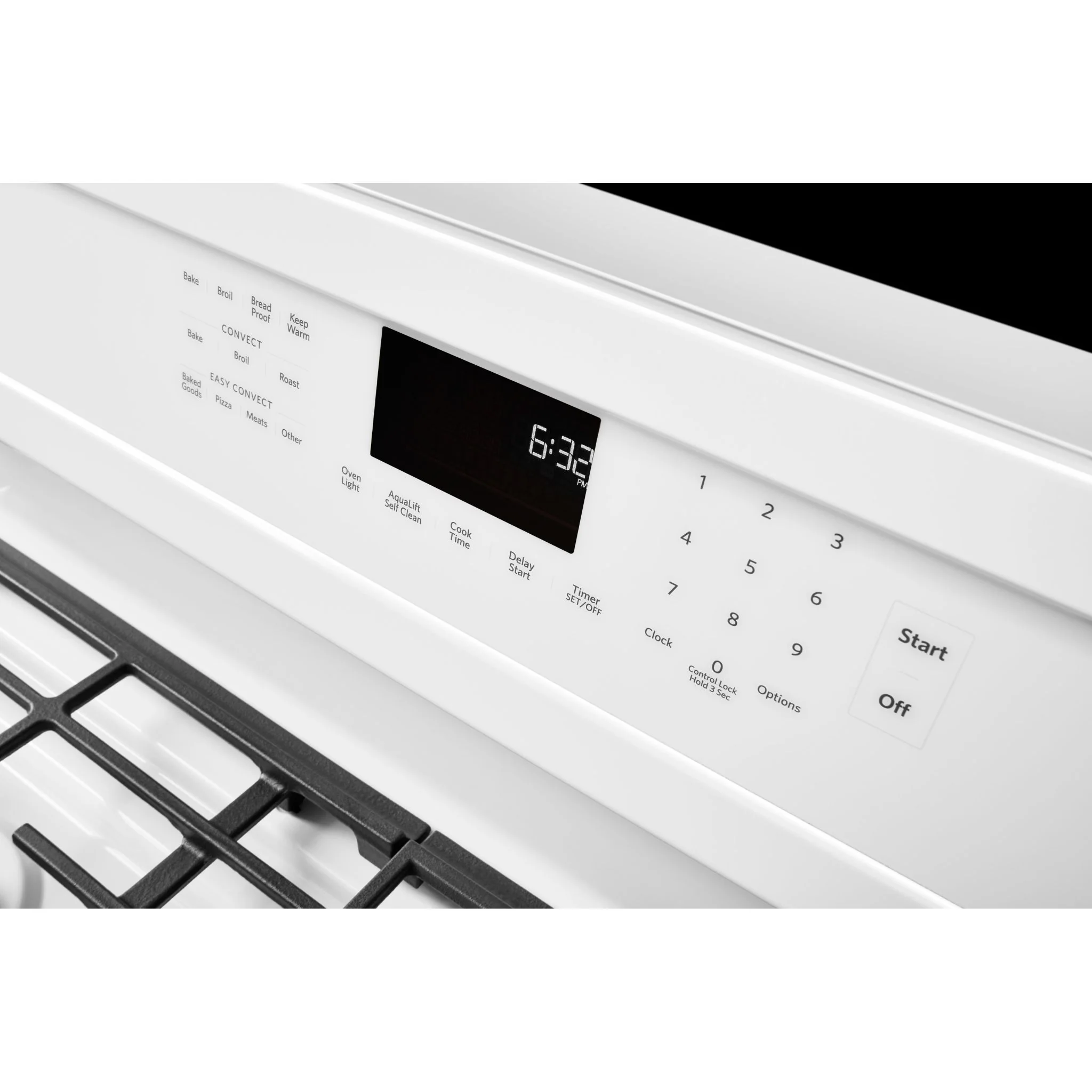 KitchenAid 30" 5-Burner Gas Convection Range - White (KFGG500EWH) - Image 5