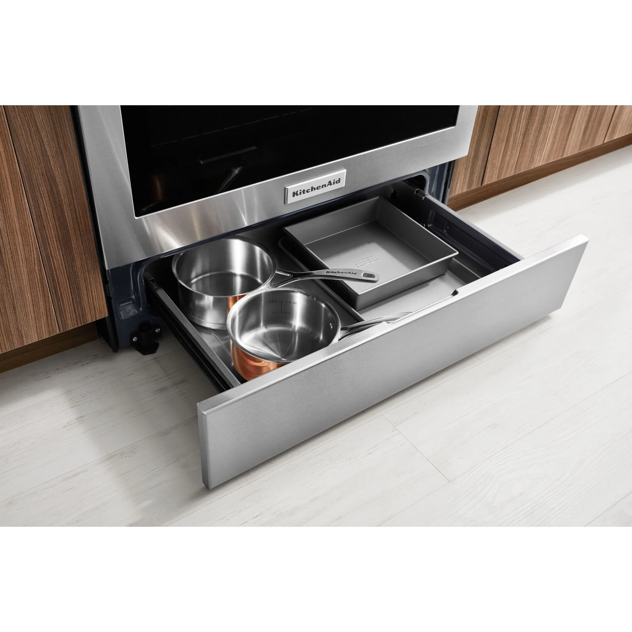 KitchenAid 30" 5-Burner Gas Convection Range - White (KFGG500EWH) - Image 9