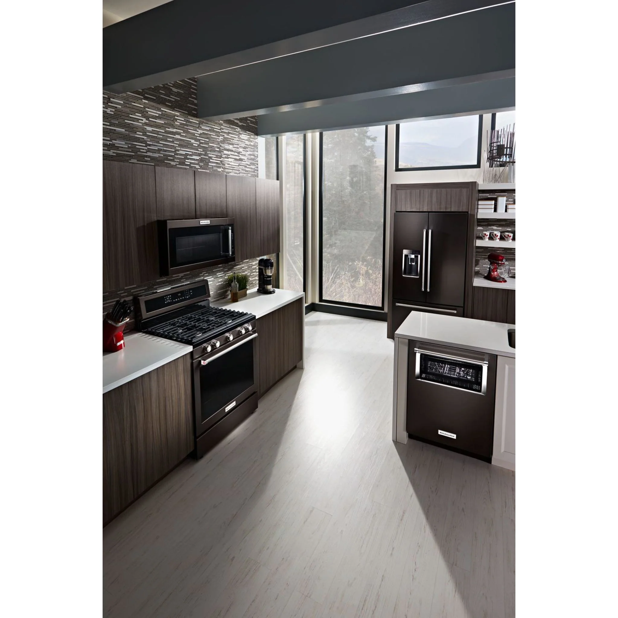 KitchenAid 30" 5-Burner Gas Convection Range - Black Stainless (KFGG500EBS) - Image 17
