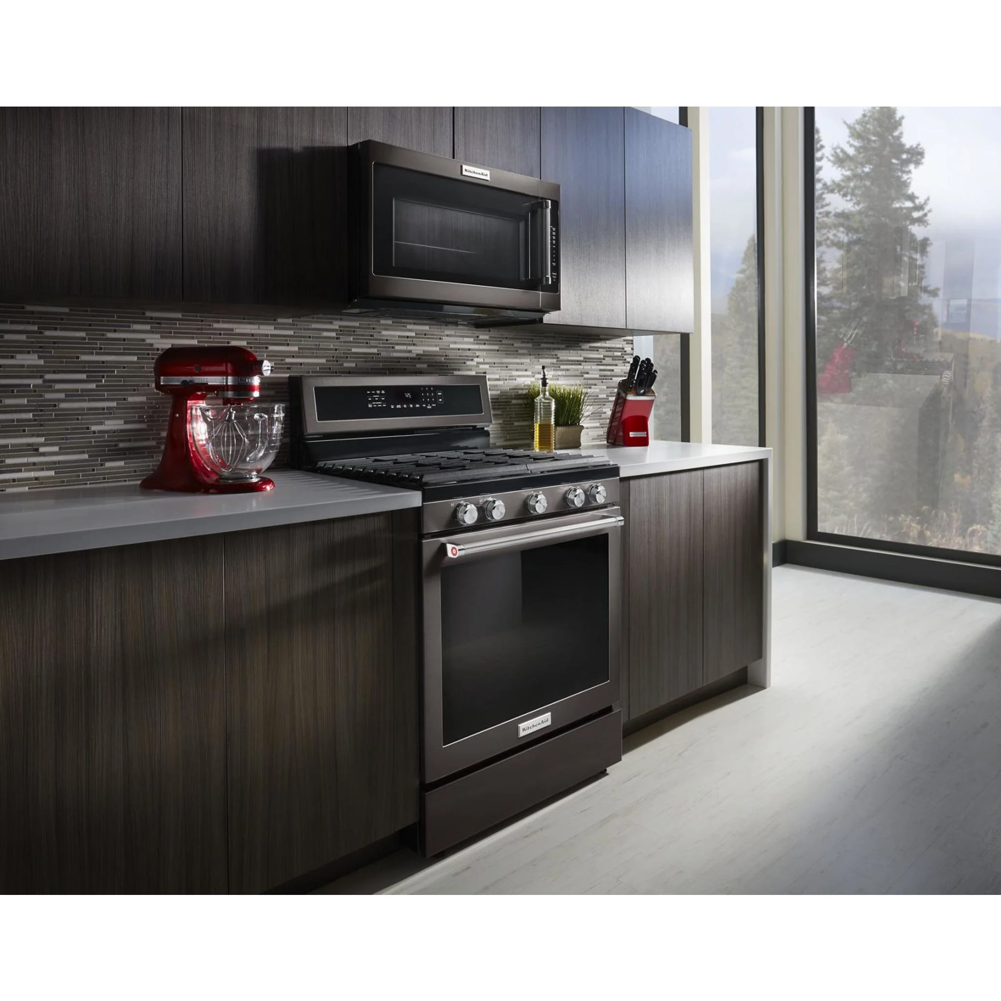 KitchenAid 30" 5-Burner Gas Convection Range - Black Stainless (KFGG500EBS) - Image 53