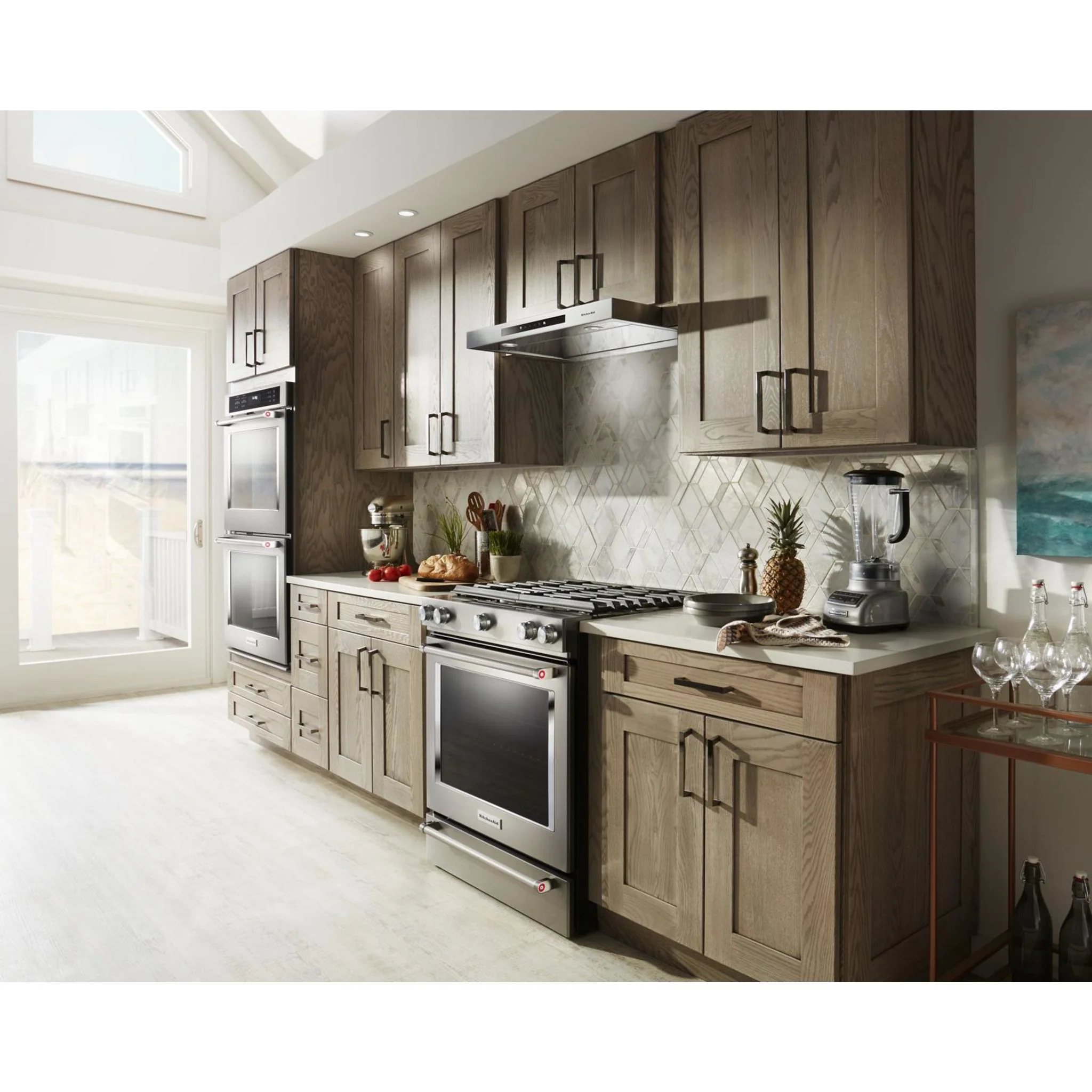 KitchenAid 30" 5-Burner Gas Convection Front Control Range - Stainless Steel (KSGG700ESS) - Image 16