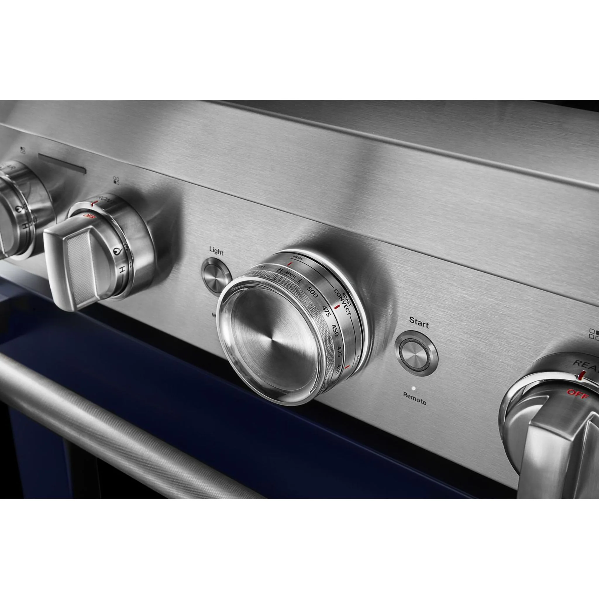 KitchenAid  30'' Smart Commercial-Style Gas Range with 4 Burners - Ink Blue (KFGC500JIB) - Image 48