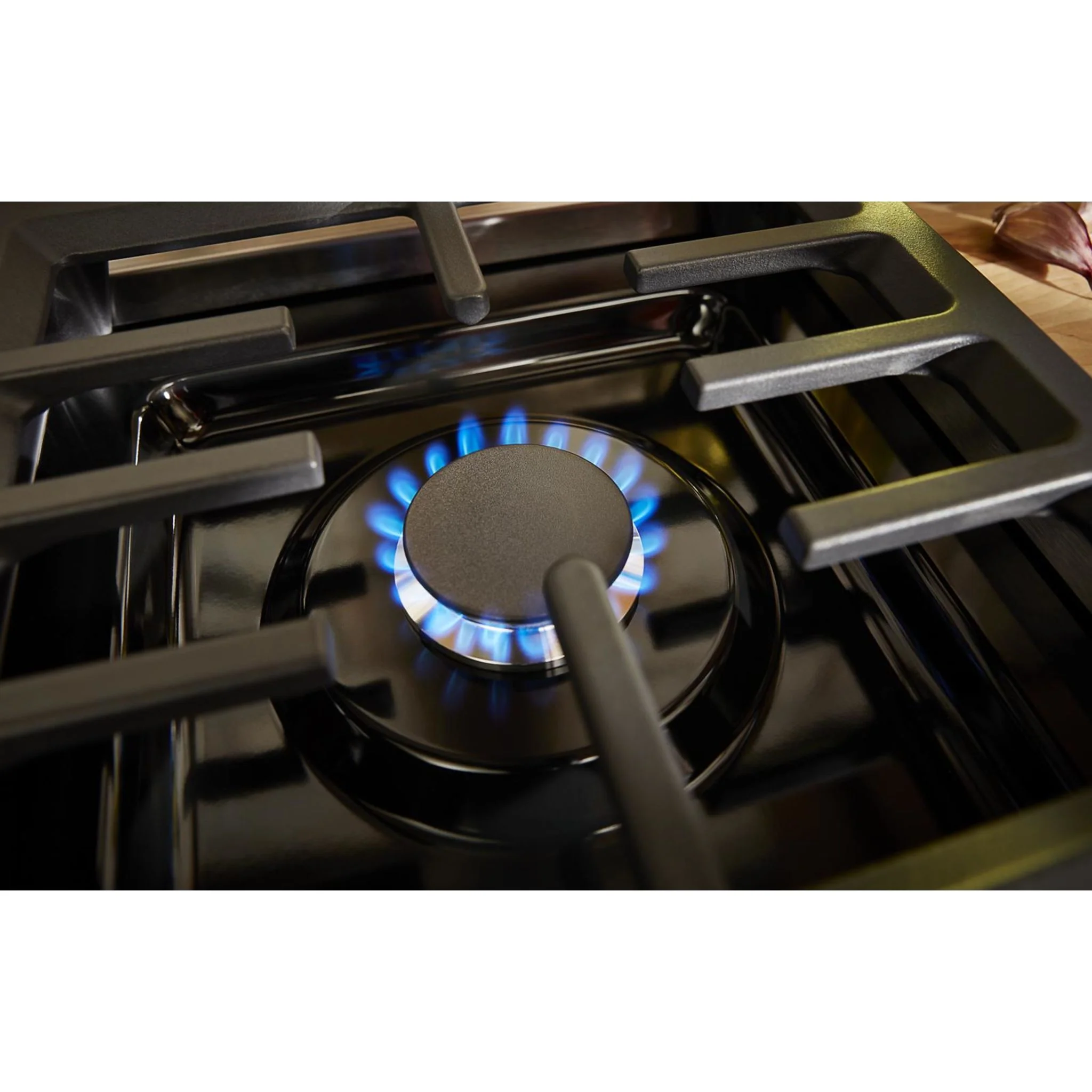 KitchenAid  30'' Smart Commercial-Style Gas Range with 4 Burners - Milkshake (KFGC500JMH) - Image 18