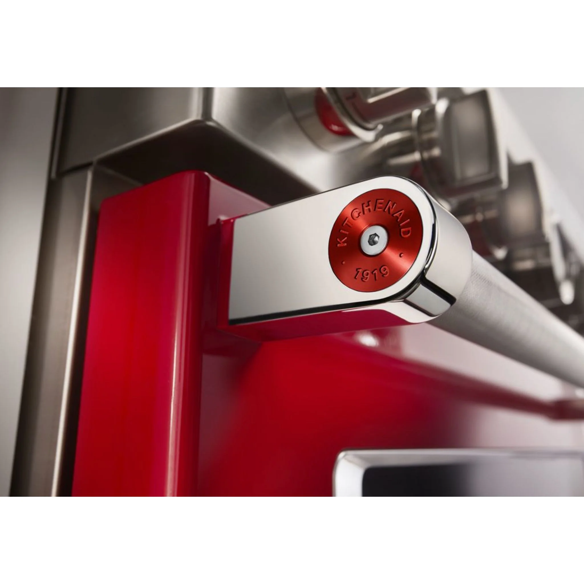 KitchenAid  48'' Smart Commercial-Style Gas Range with Griddle - Passion Red (KFGC558JPA) - Image 5