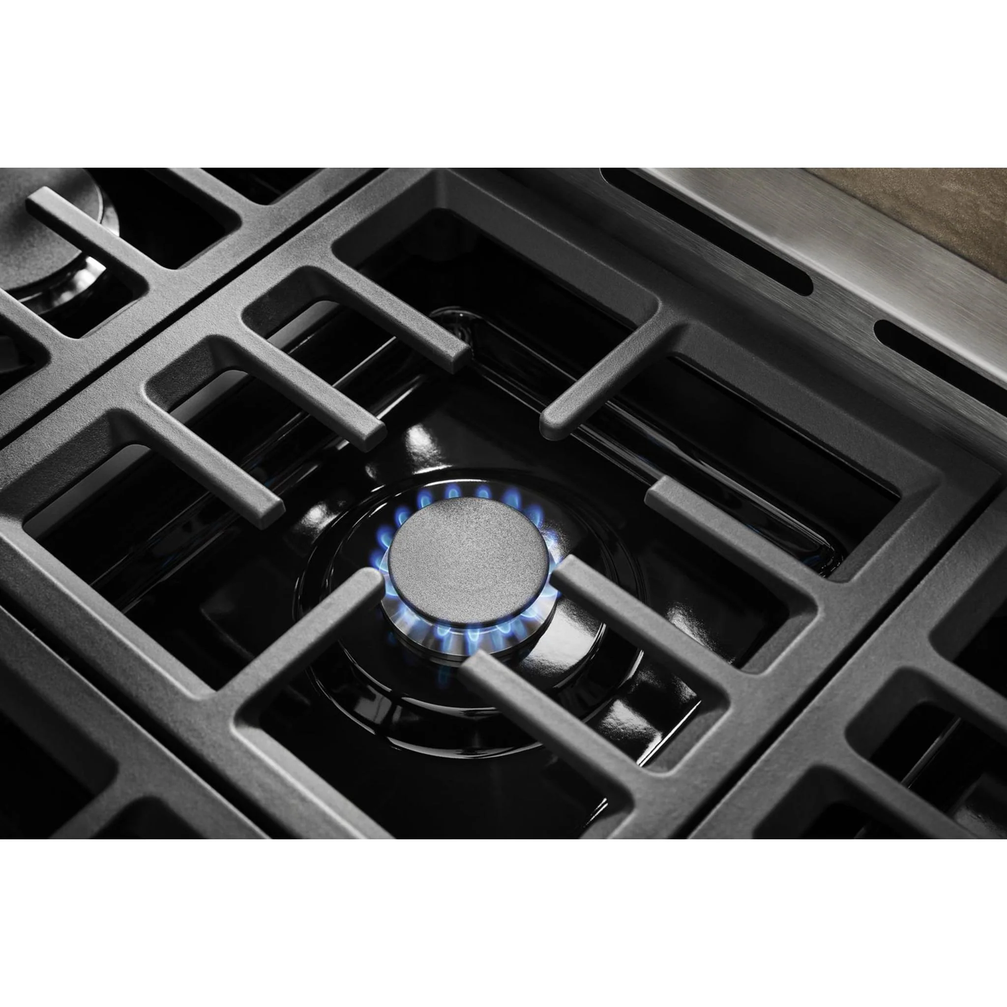 KitchenAid  48'' Smart Commercial-Style Gas Range with Griddle - Imperial Black (KFGC558JBK) - Image 49