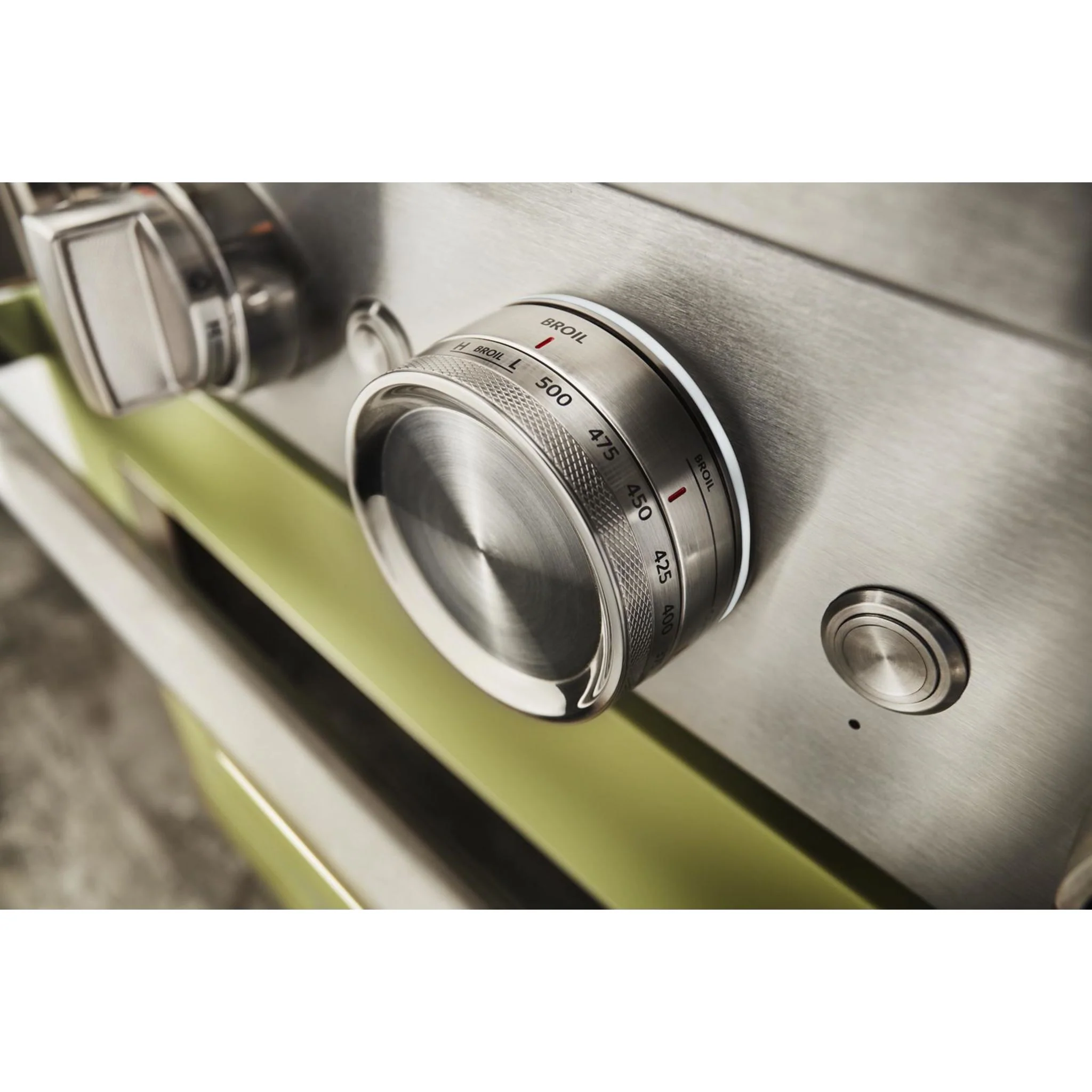 KitchenAid  36'' Smart Commercial-Style Gas Range with 6 Burners - Avocado Cream - Passion Red (KFGC506JAV) - Image 44