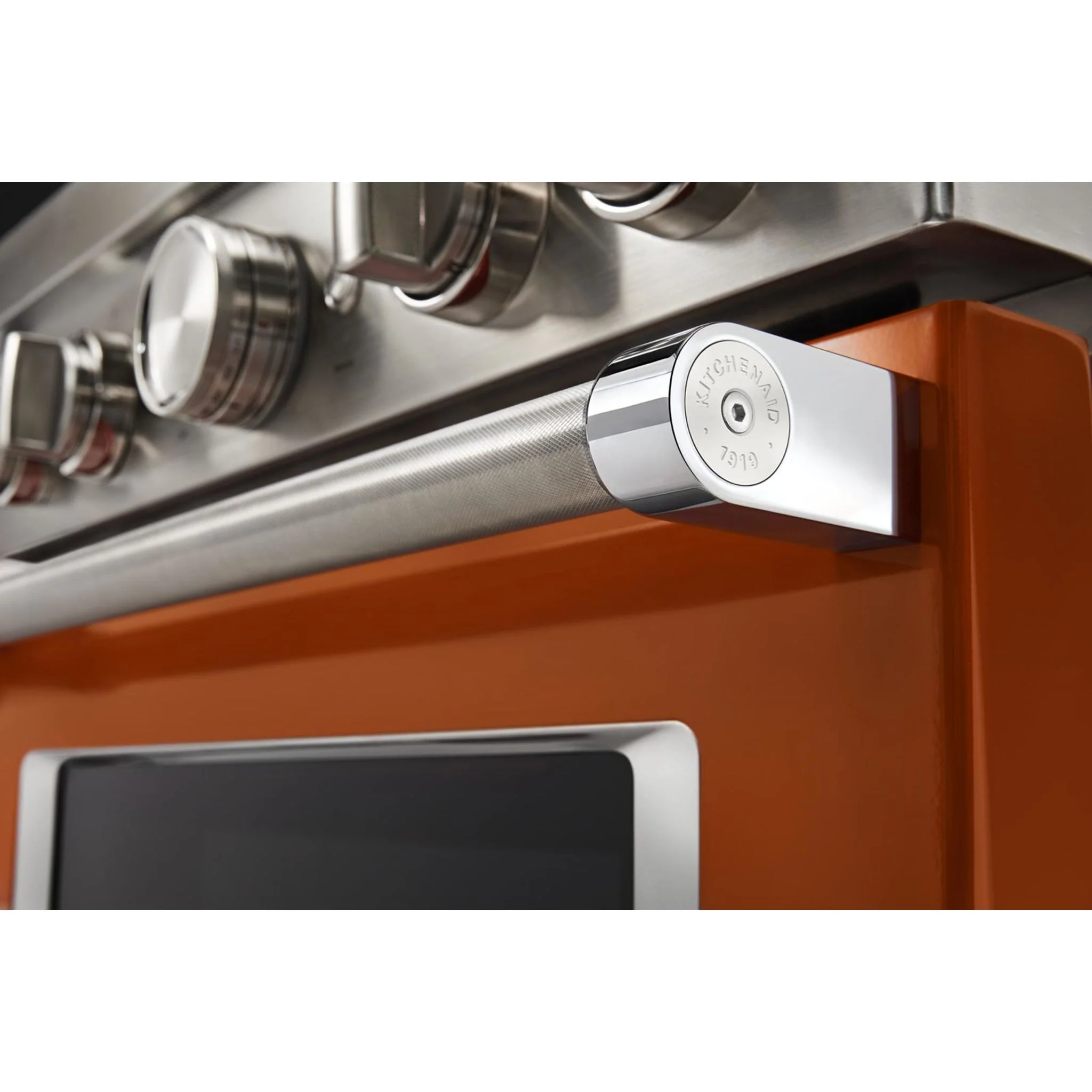KitchenAid  30'' Smart Commercial-Style Gas Range with 4 Burners - Scorched Orange (KFGC500JSC) - Image 37