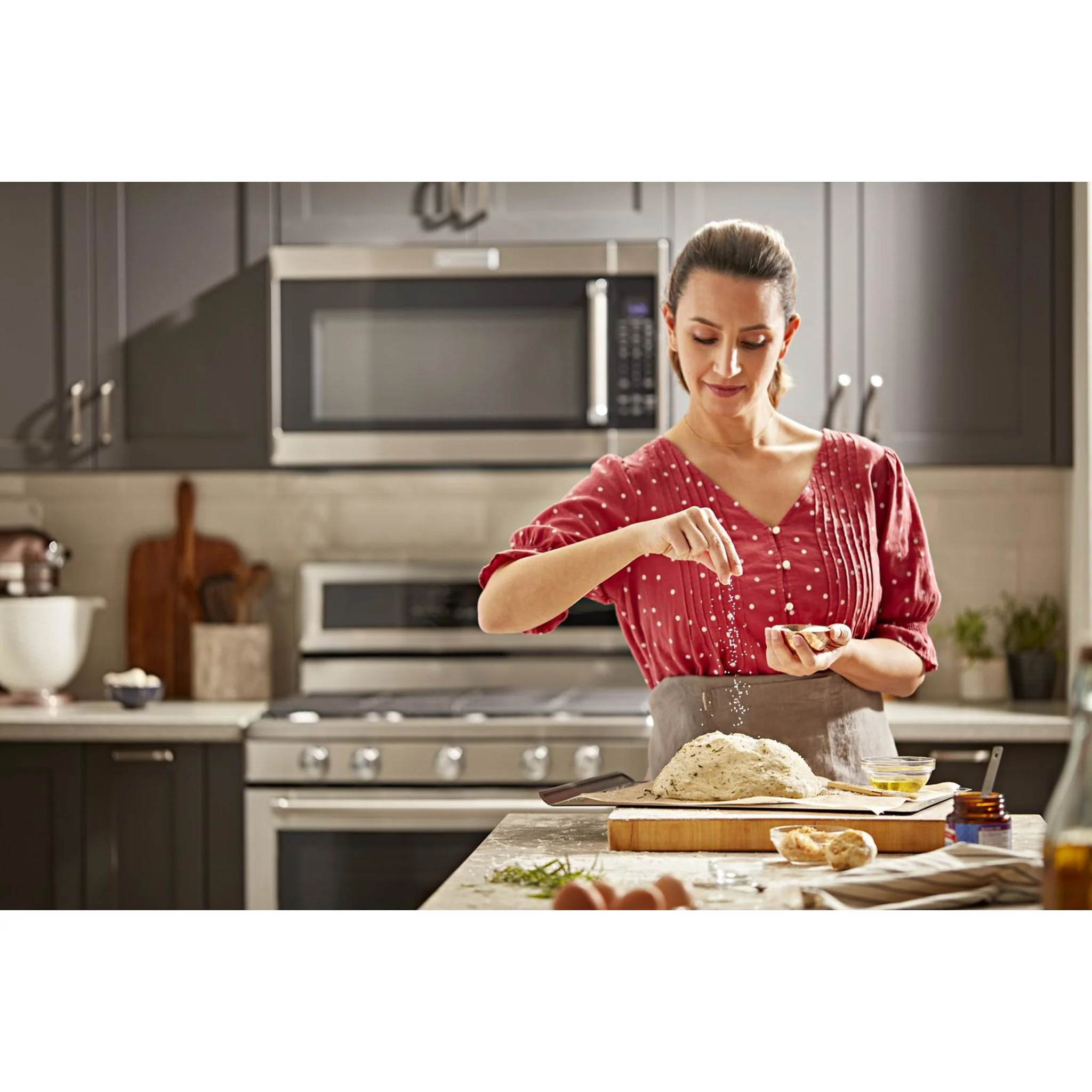 KitchenAid 30" 5-Burner Gas Convection Range - Stainless Steel (KFGG500ESS) - Image 17