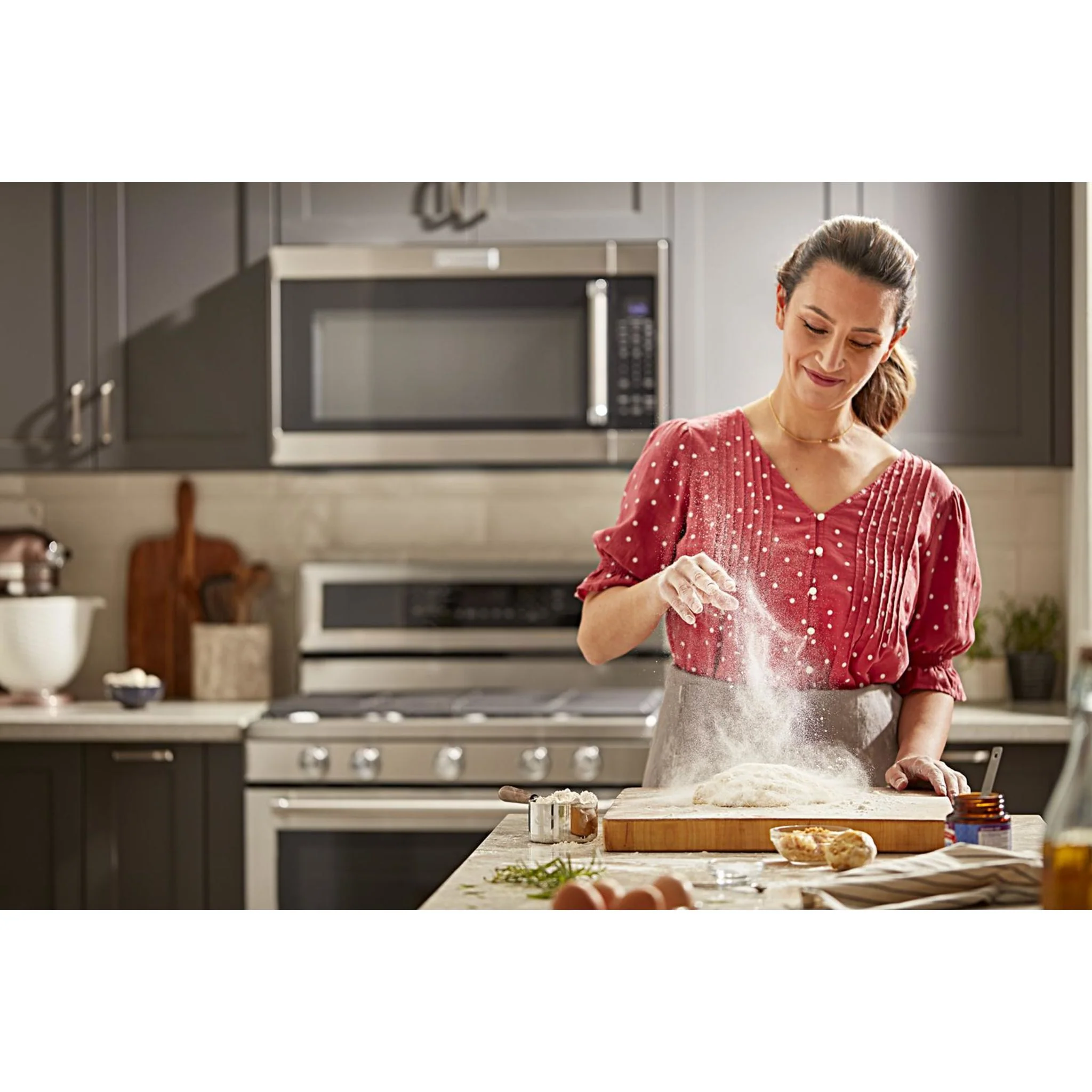 KitchenAid 30" 5-Burner Gas Convection Range - Stainless Steel (KFGG500ESS) - Image 18