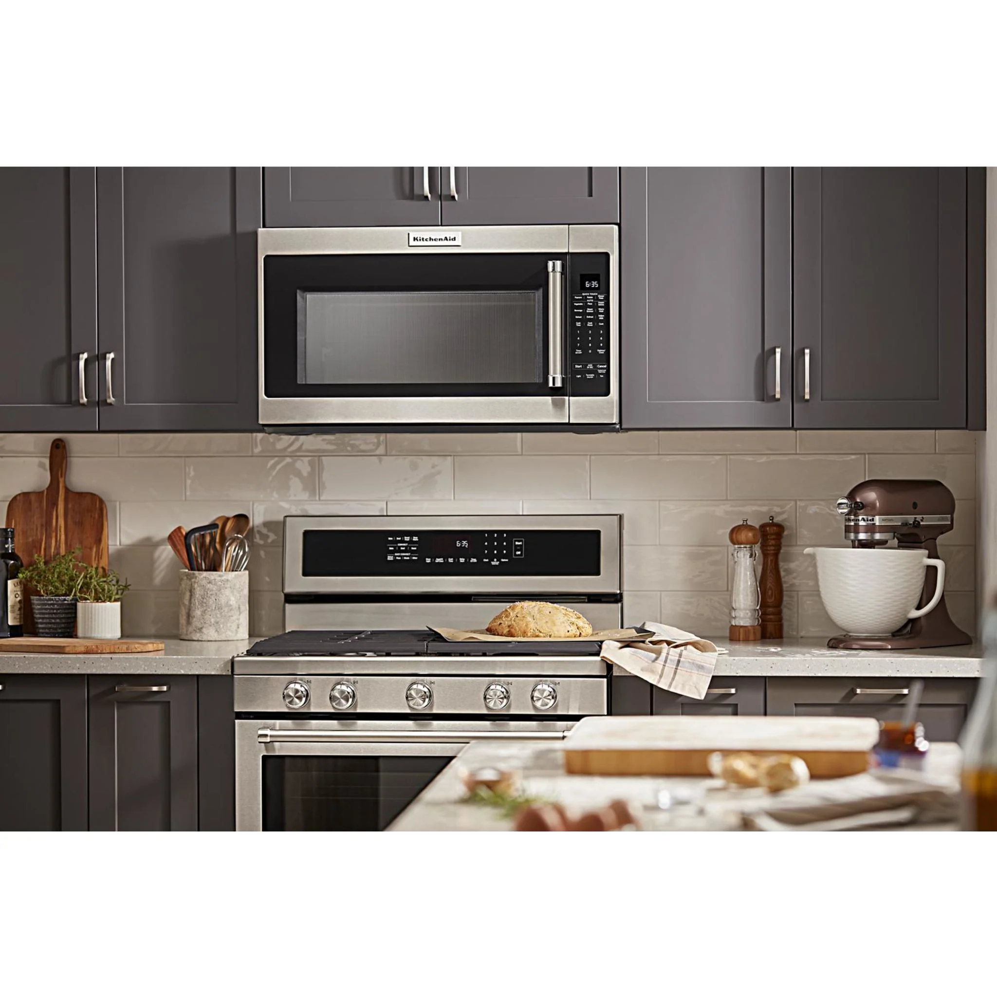 KitchenAid 30" 5-Burner Gas Convection Range - Stainless Steel (KFGG500ESS) - Image 20