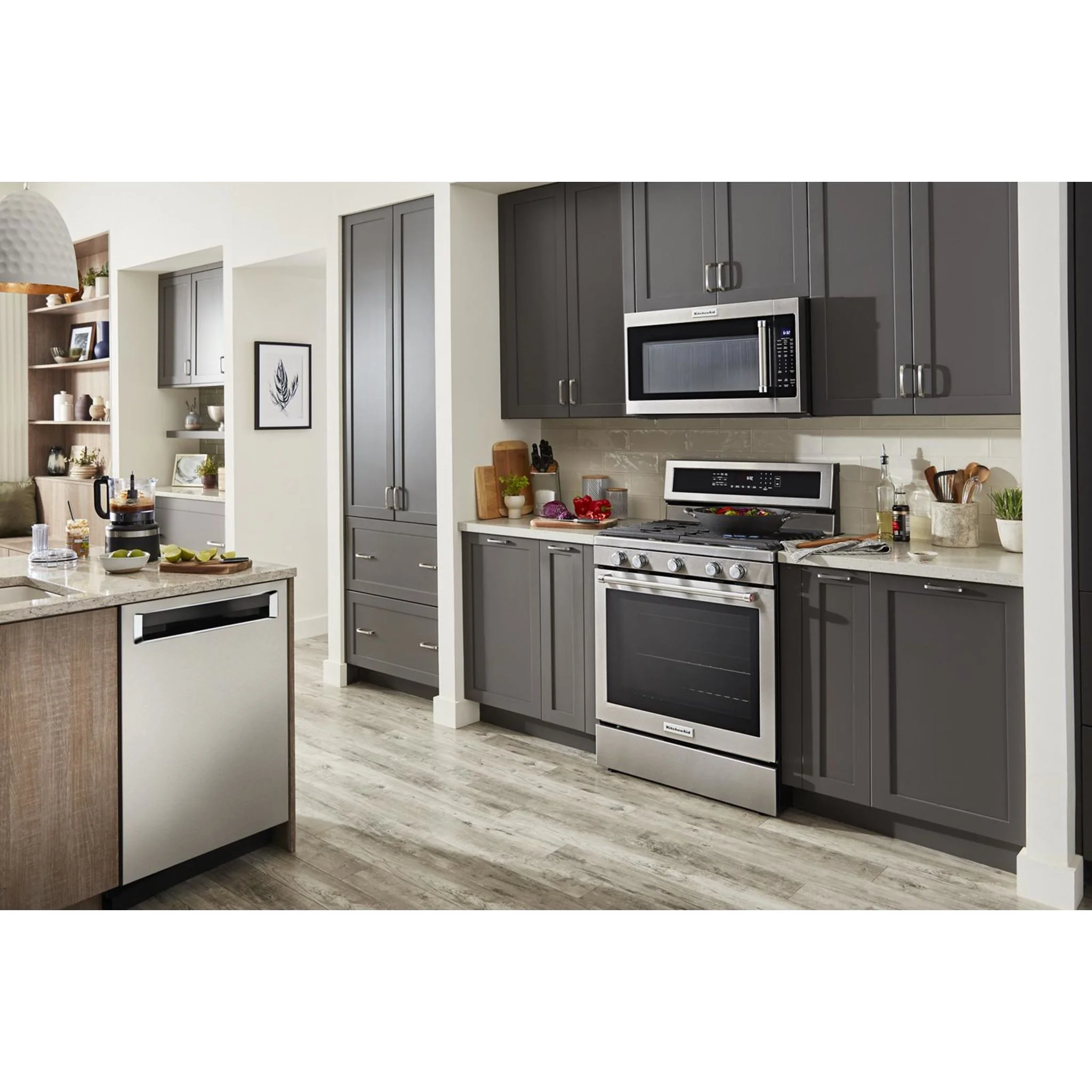 KitchenAid 30" 5-Burner Gas Convection Range - Stainless Steel (KFGG500ESS) - Image 28