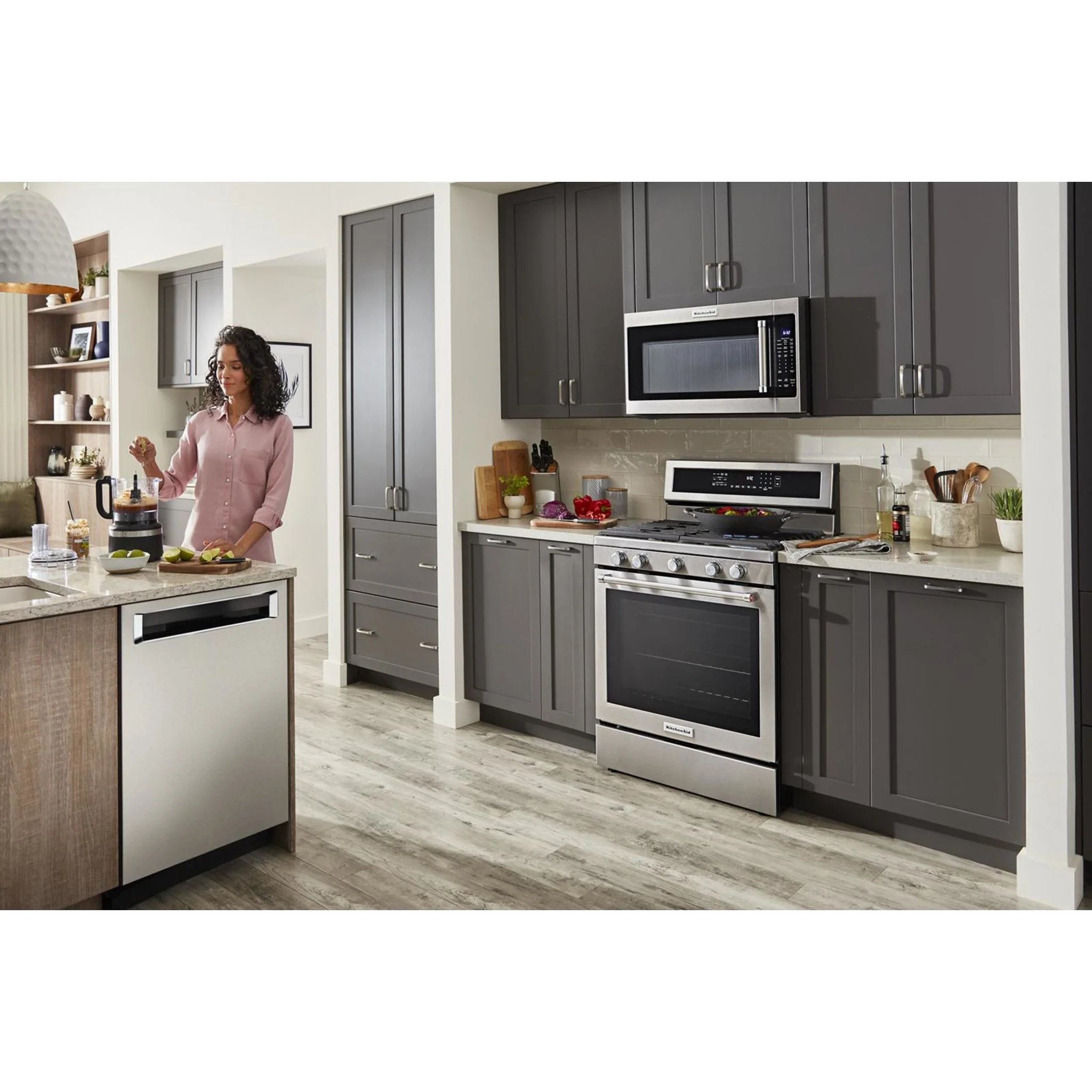 KitchenAid 30" 5-Burner Gas Convection Range - Stainless Steel (KFGG500ESS) - Image 29