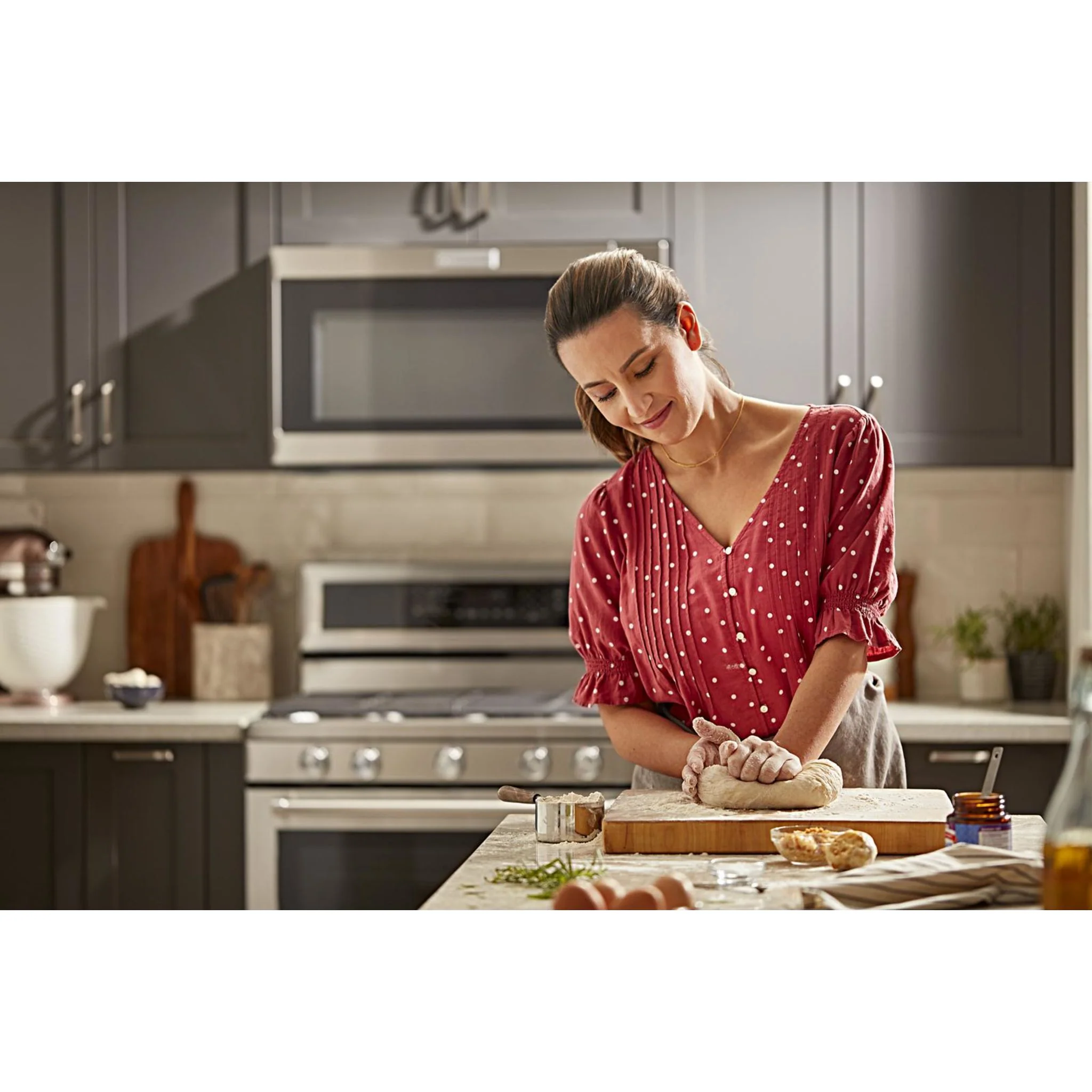 KitchenAid 30" 5-Burner Gas Convection Range - Stainless Steel (KFGG500ESS) - Image 30