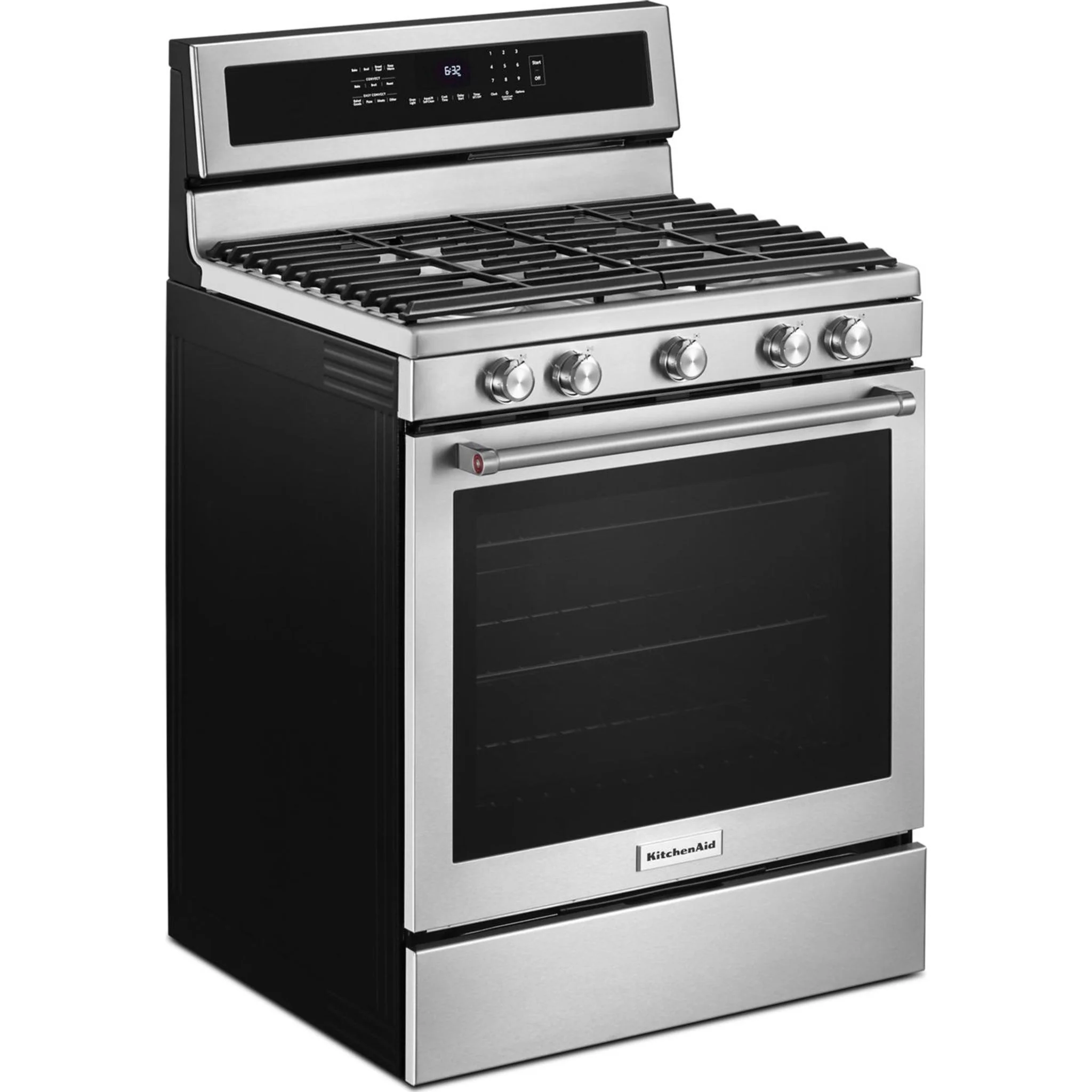 KitchenAid 30" 5-Burner Gas Convection Range - Stainless Steel (KFGG500ESS) - Image 33