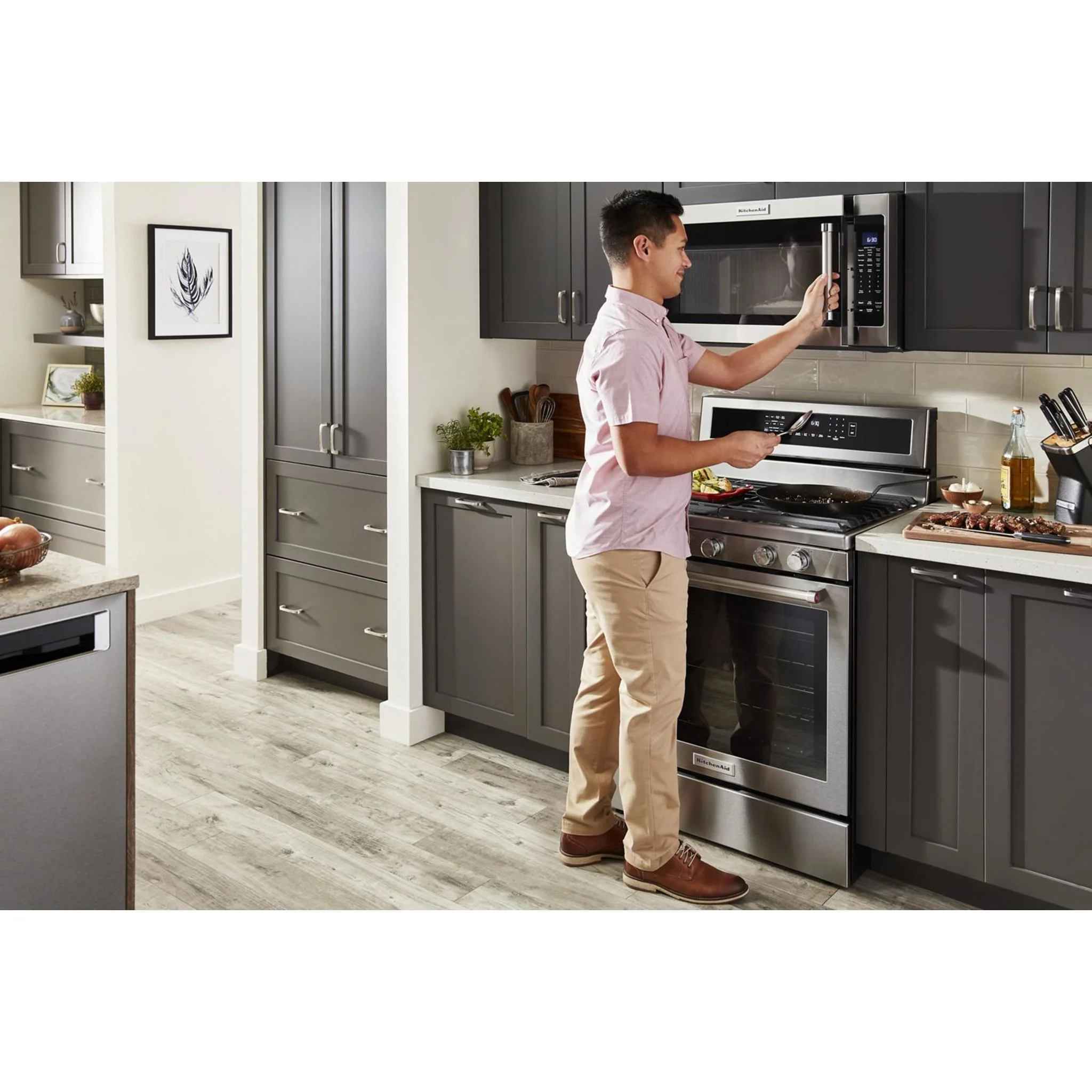 KitchenAid 30" 5-Burner Gas Convection Range - Stainless Steel (KFGG500ESS) - Image 36