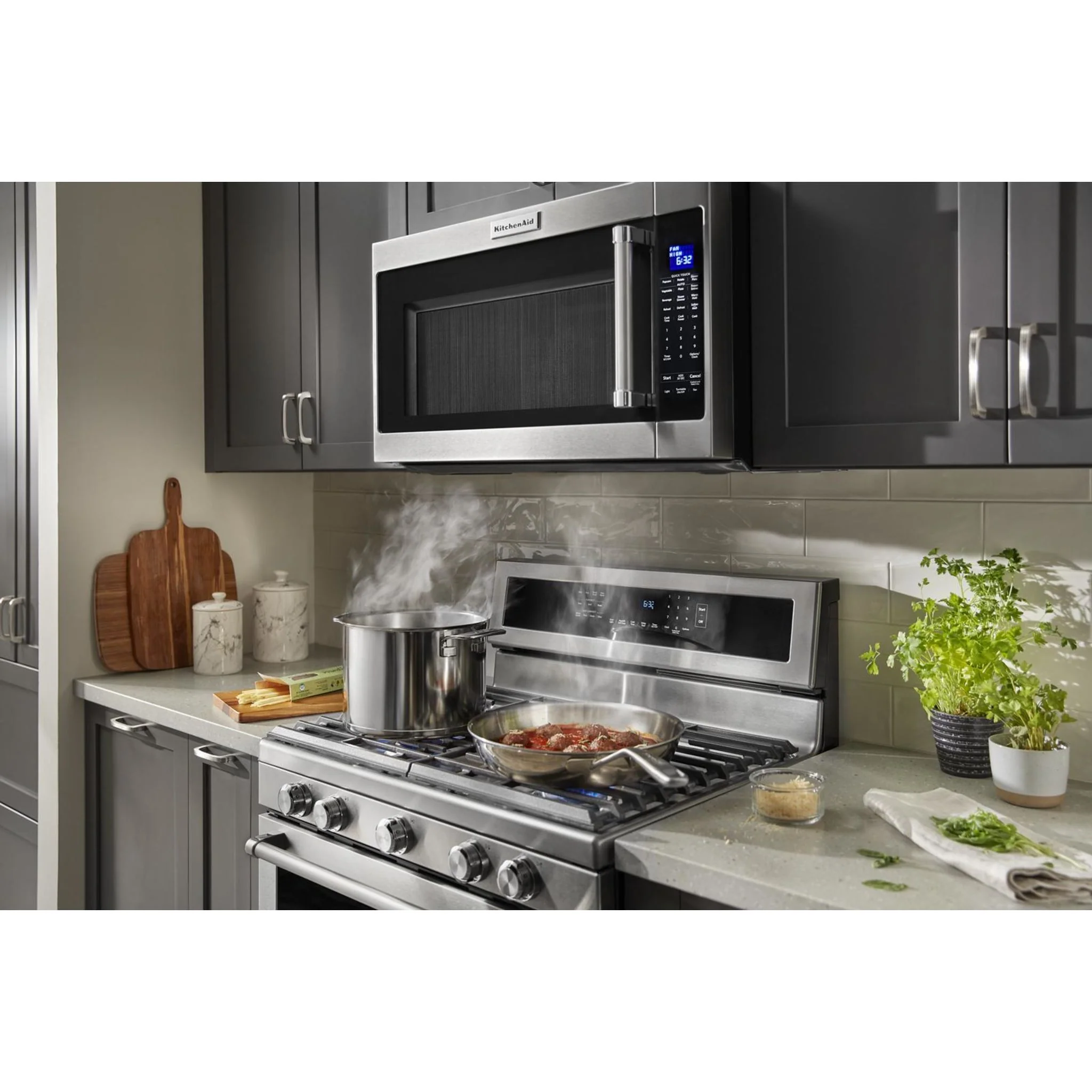 KitchenAid 30" 5-Burner Gas Convection Range - Stainless Steel (KFGG500ESS) - Image 38