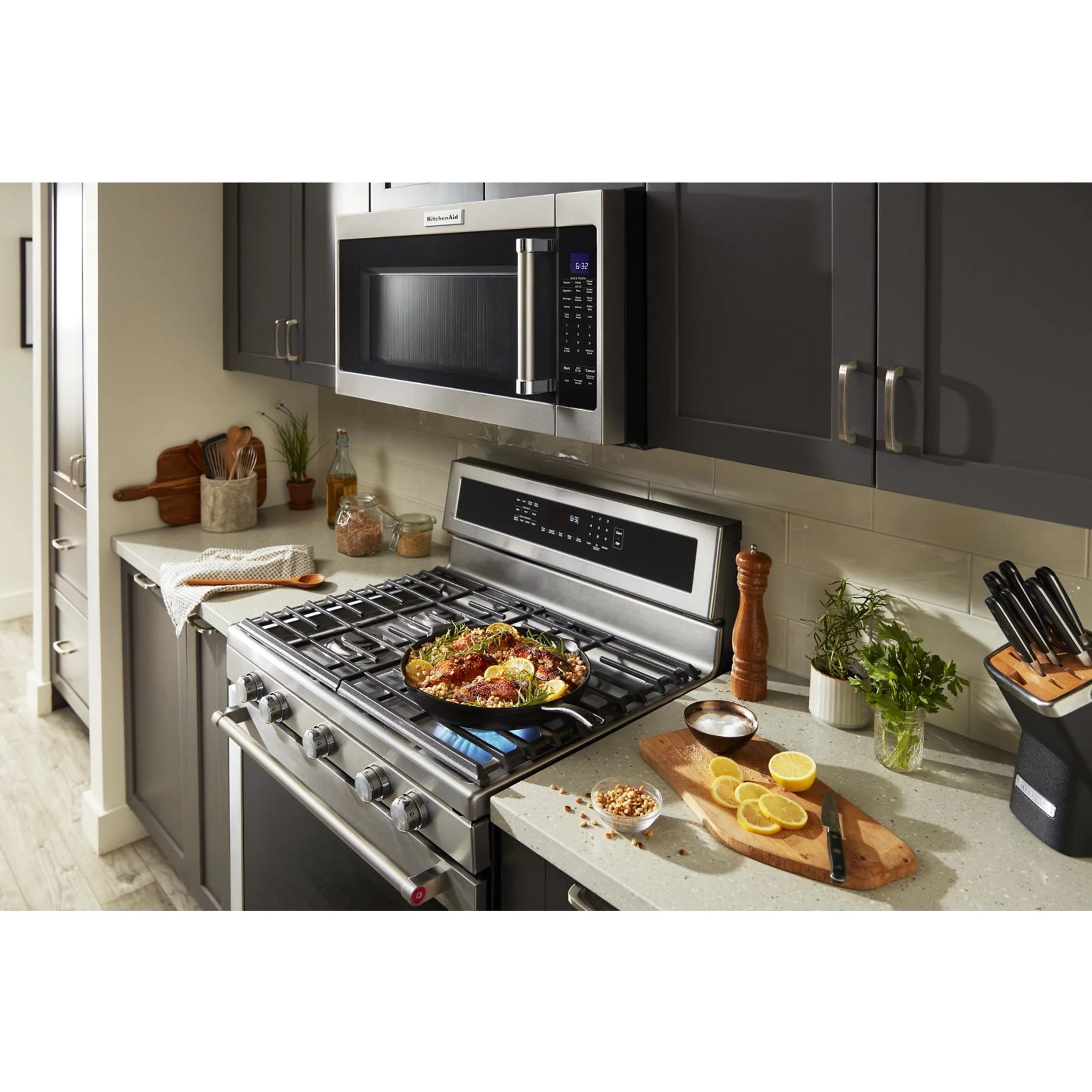 KitchenAid 30" 5-Burner Gas Convection Range - Stainless Steel (KFGG500ESS) - Image 39