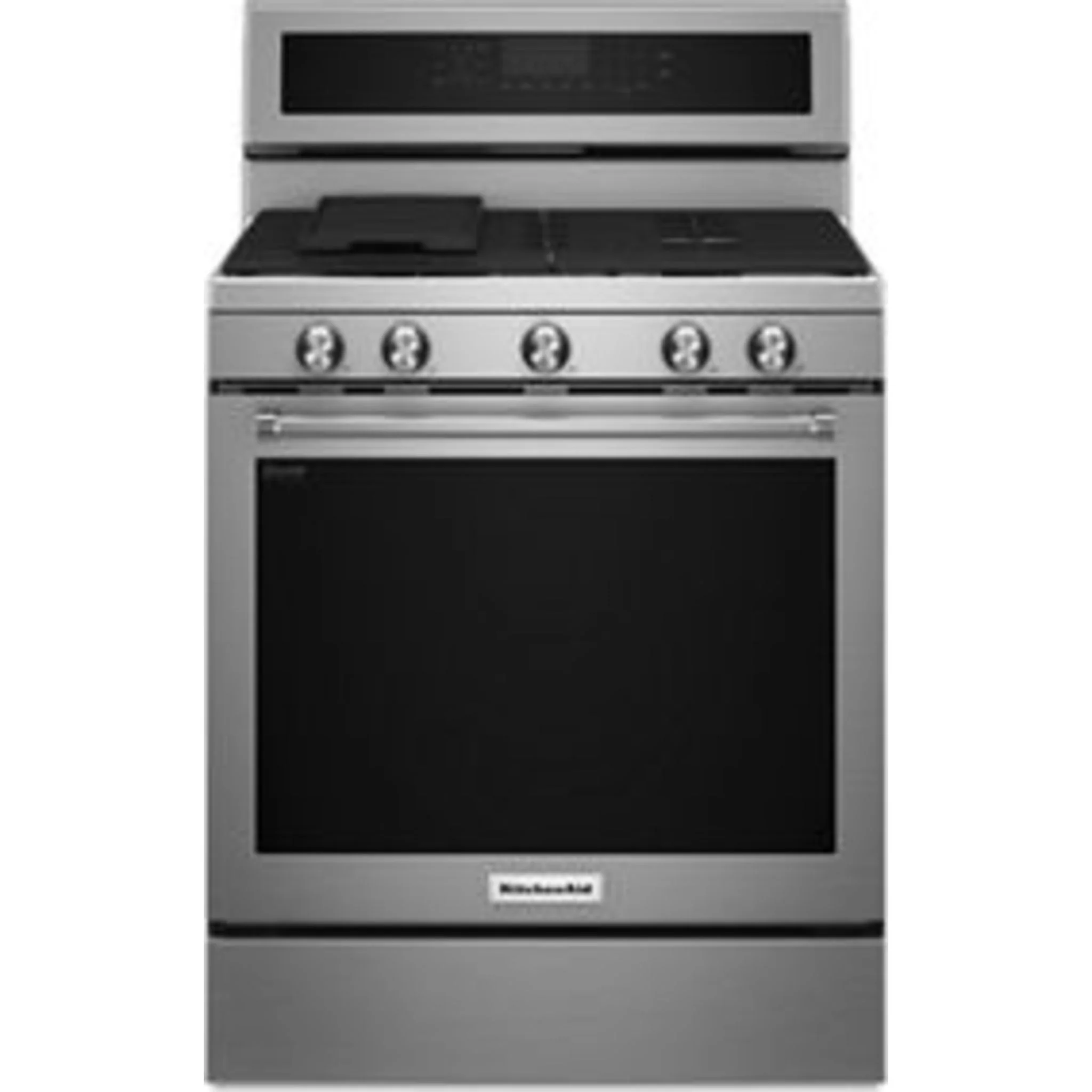 KitchenAid 30" 5-Burner Gas Convection Range - Stainless Steel (KFGG500ESS) - Image 45